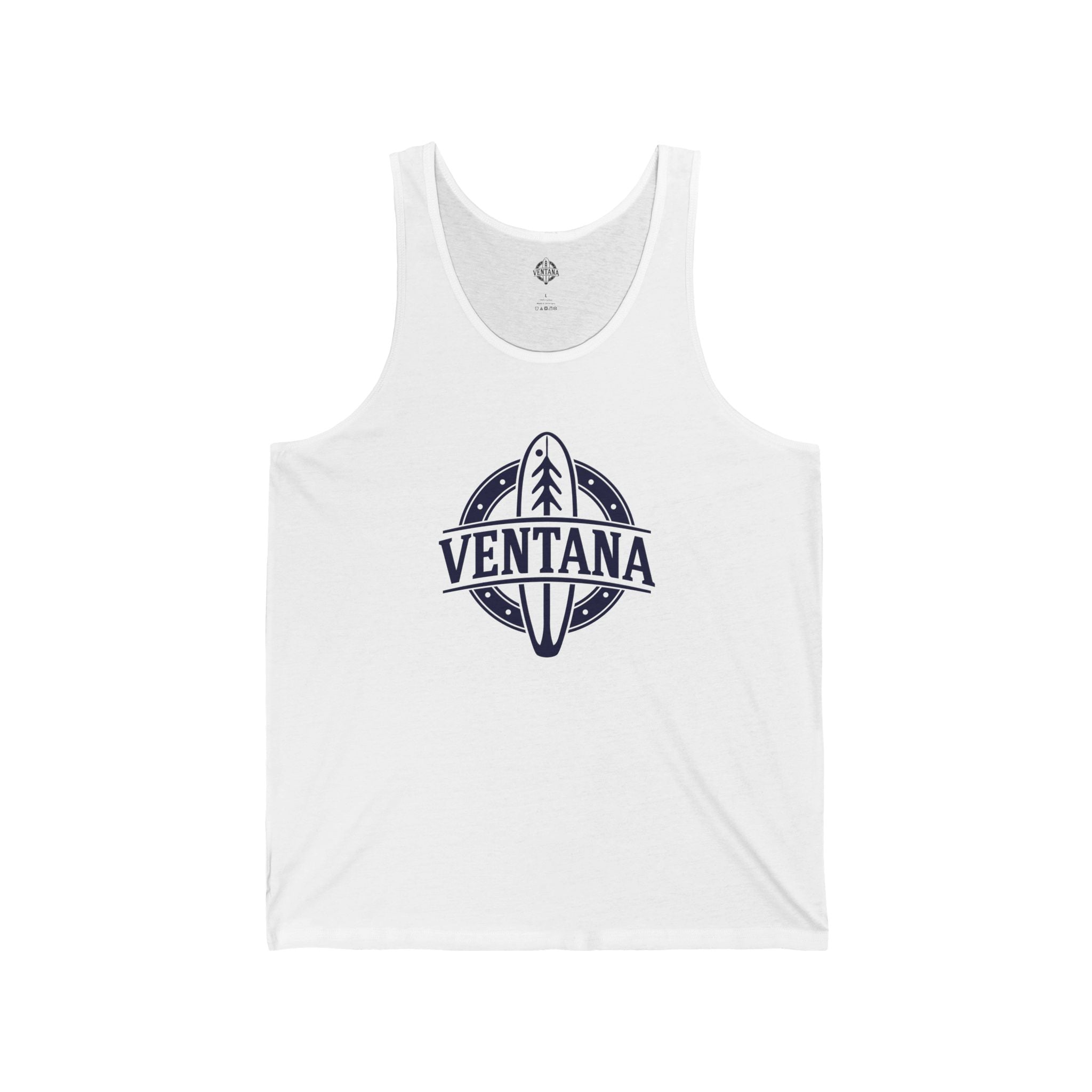 Ventana Treefish Logo - Cotton Jersey Tank Top Unisex