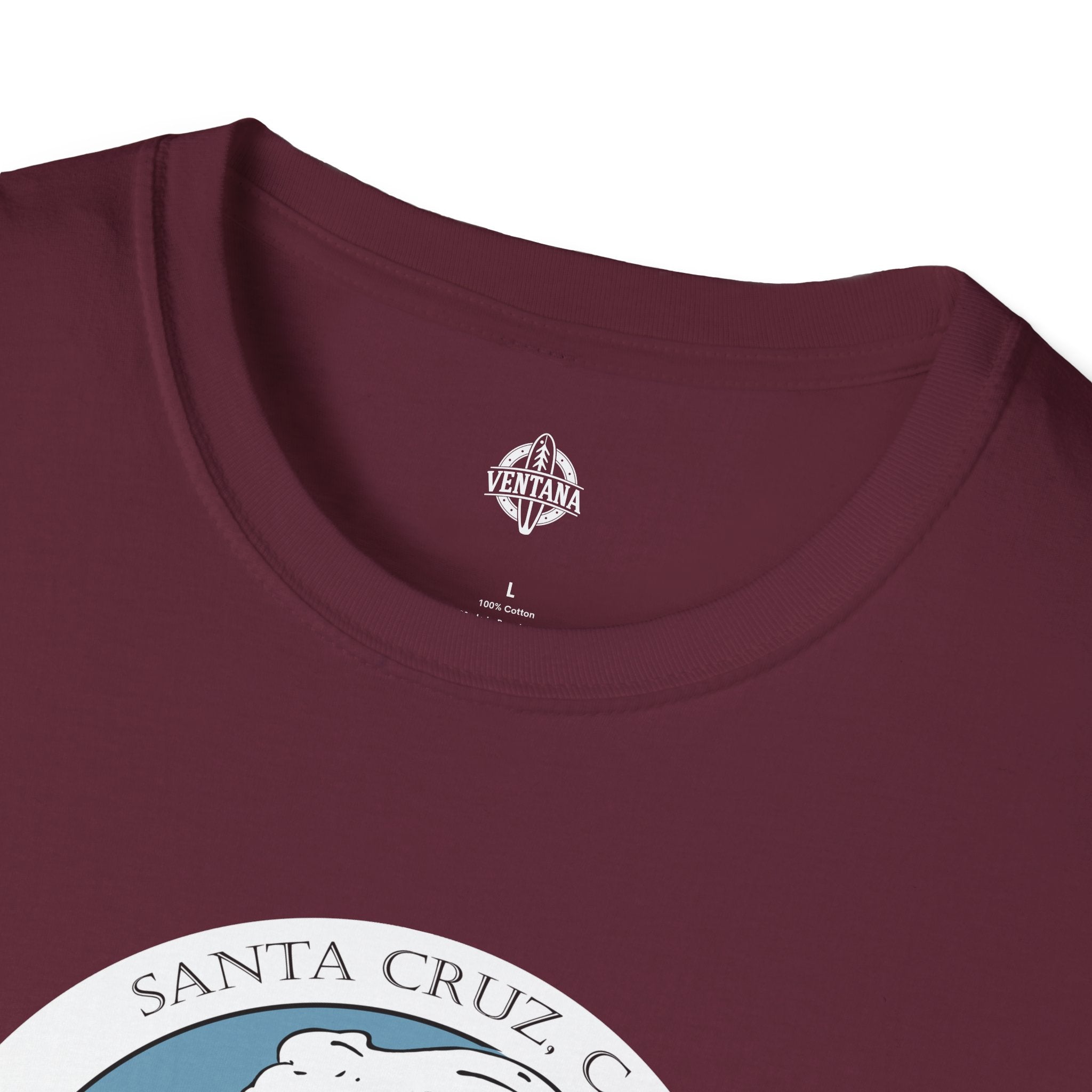 Surf with Otter 841 by Thiago Bianchini Unisex - Soft Style U.S. Cotton T-Shirt