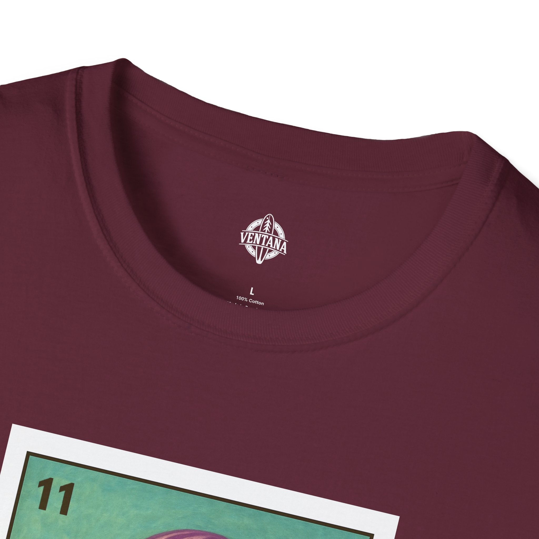 Sea Jelly Lotería Unisex - Soft Style U.S. Cotton T-Shirt (La Medusa)