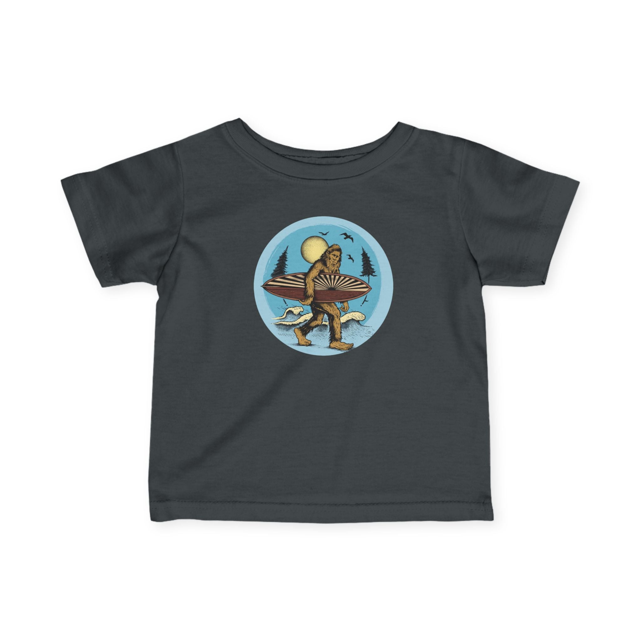 Ventana Surfsquatch by Thiago Bianchini - Infant 100% Cotton T-Shirt