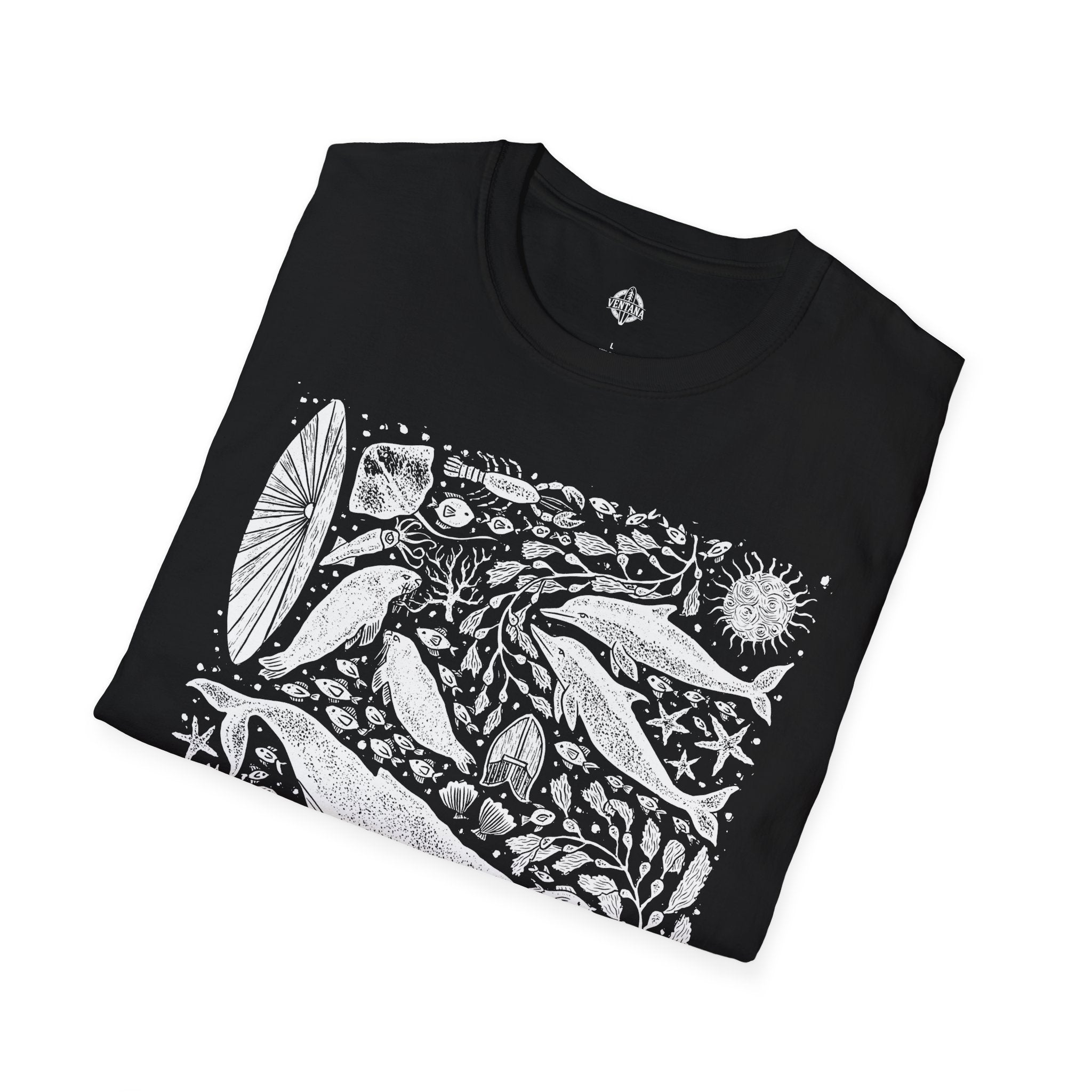 Ventana Marine Life by Lili Arnold Unisex - Soft Style U.S. Cotton T-Shirt