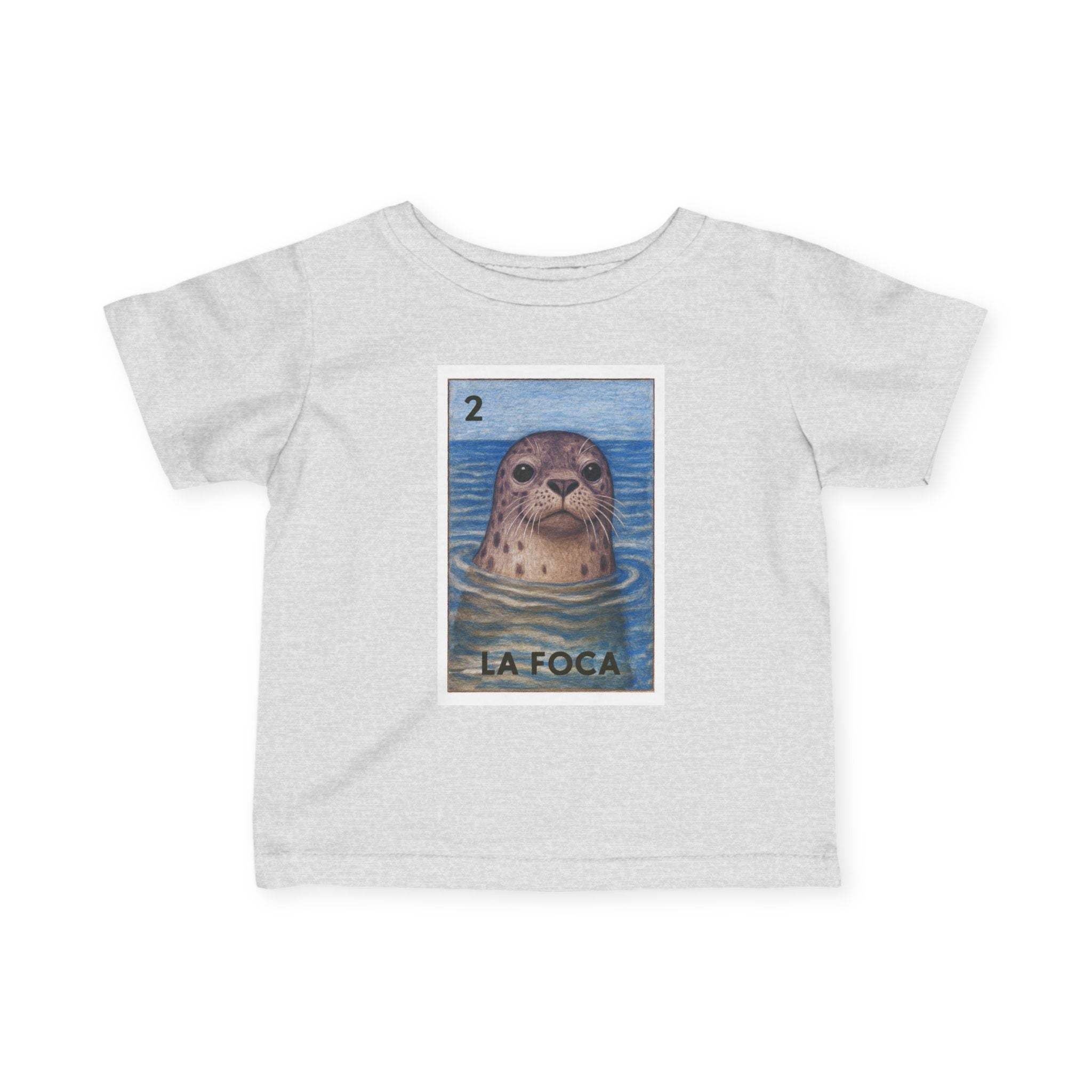 Seal Lotería - Infant 100% Cotton T-Shirt (La Foca)