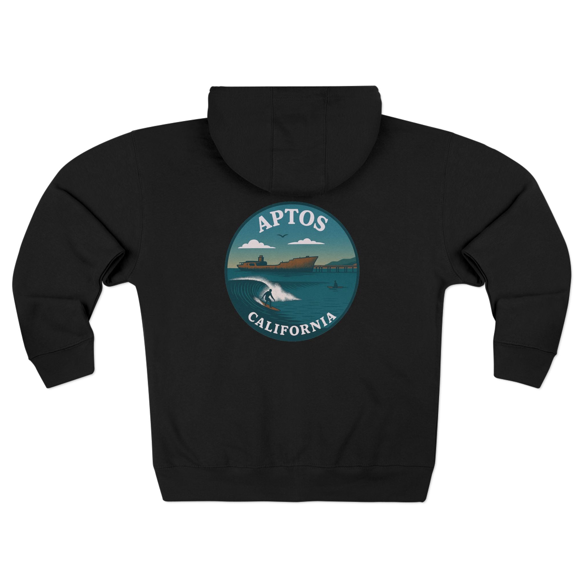 Aptos California Classic Unisex - Zip Cotton Blend Fleece Hoodie