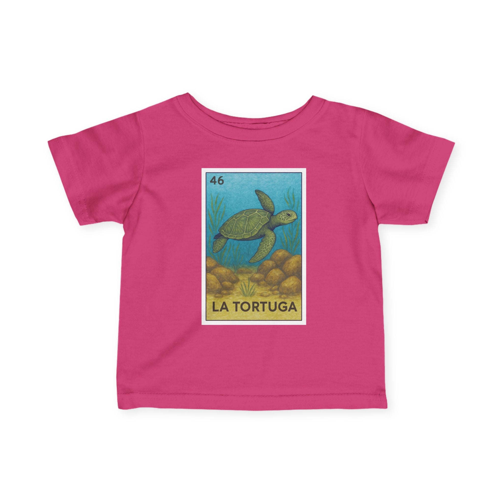 Turtle Lotería - Infant 100% Cotton T-Shirt (La Tortuga)
