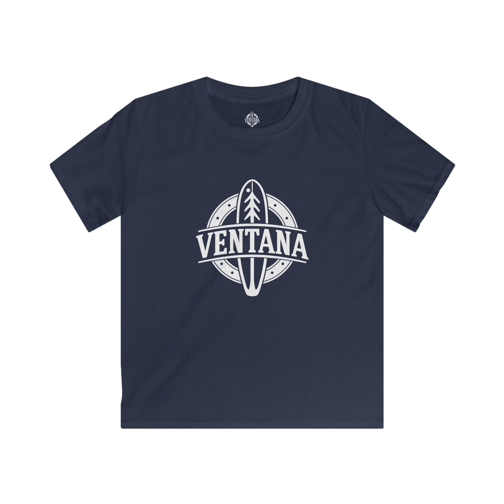 Ventana Treefish Logo Kids - Soft Style U.S. Cotton T-Shirt