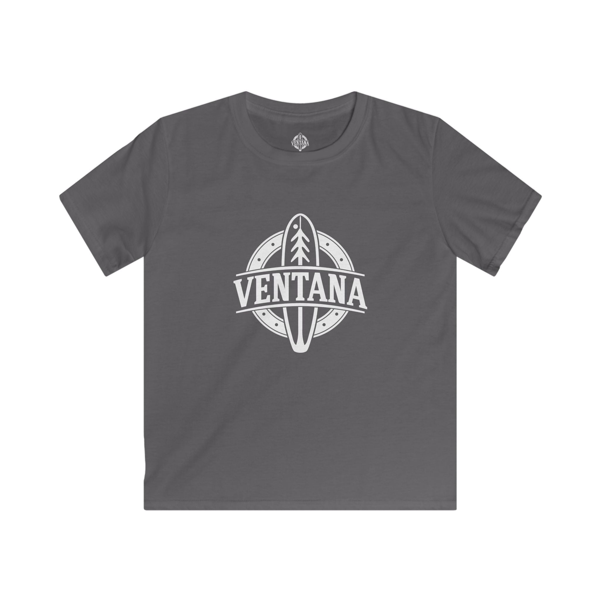 Ventana Treefish Logo Kids - Soft Style U.S. Cotton T-Shirt
