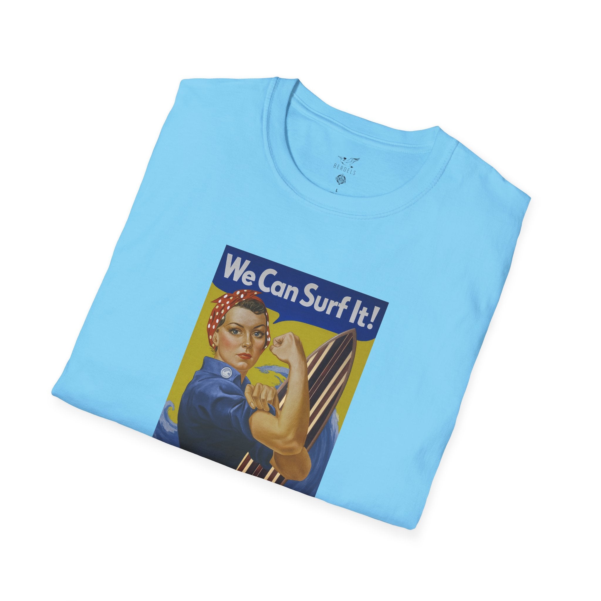 Rosie the Surfer Unisex - Soft Style U.S. Cotton T-Shirt