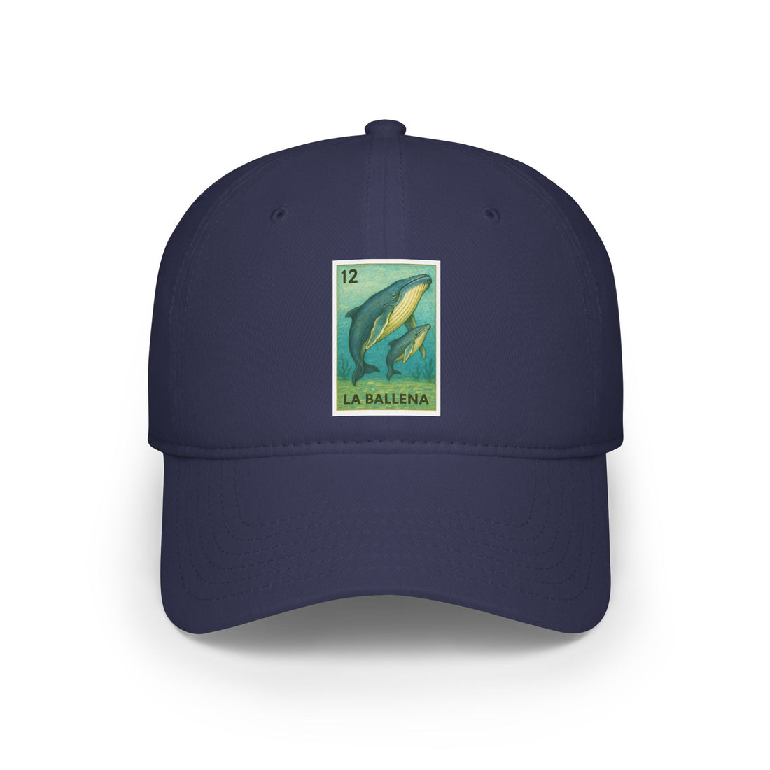 Whale Lotería Unisex - 100% Cotton Baseball Cap (La Ballena)
