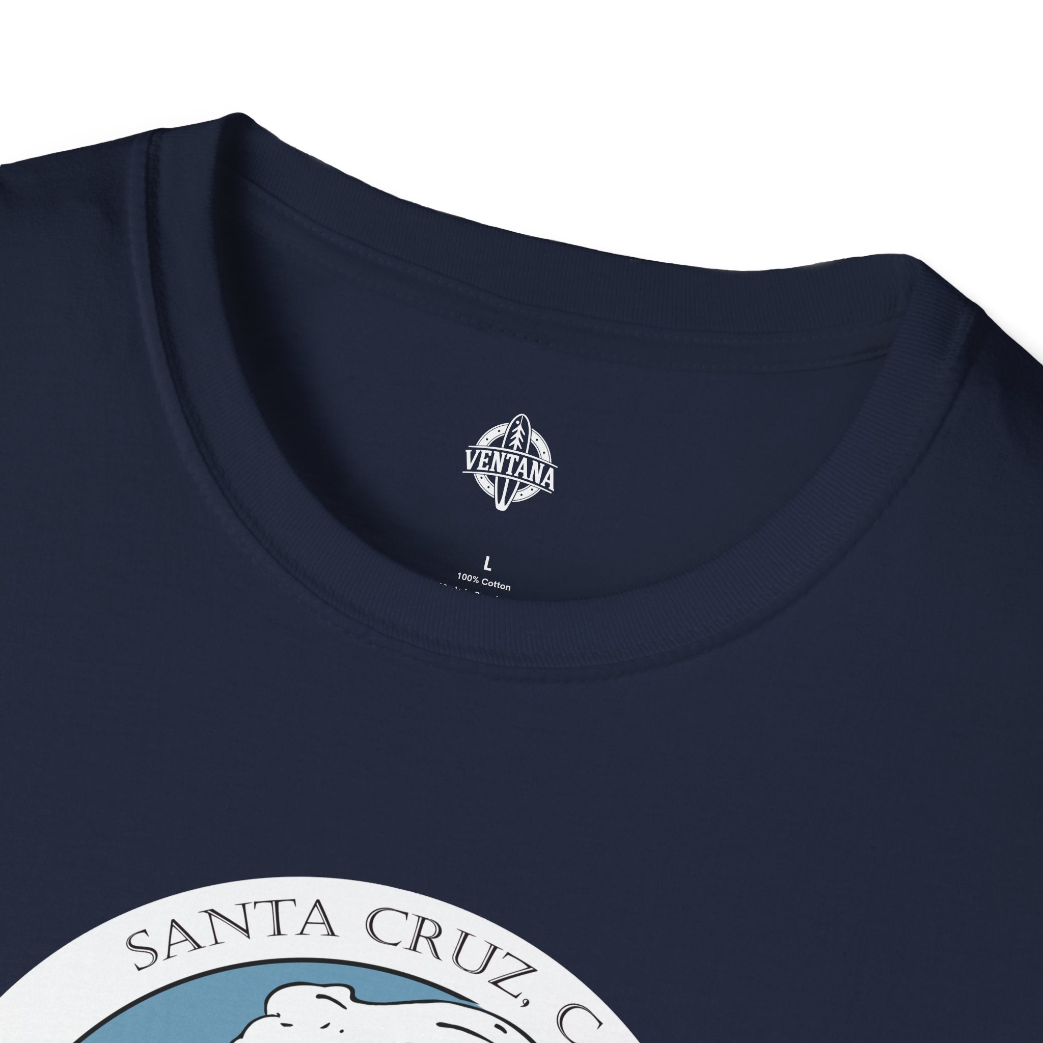 Surf with Otter 841 by Thiago Bianchini Unisex - Soft Style U.S. Cotton T-Shirt