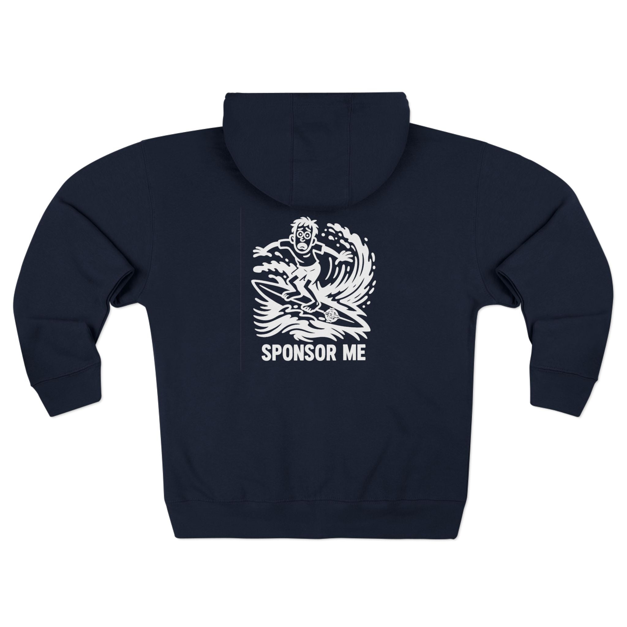 Sponsor Me Unisex - Zip Cotton Blend Fleece Hoodie