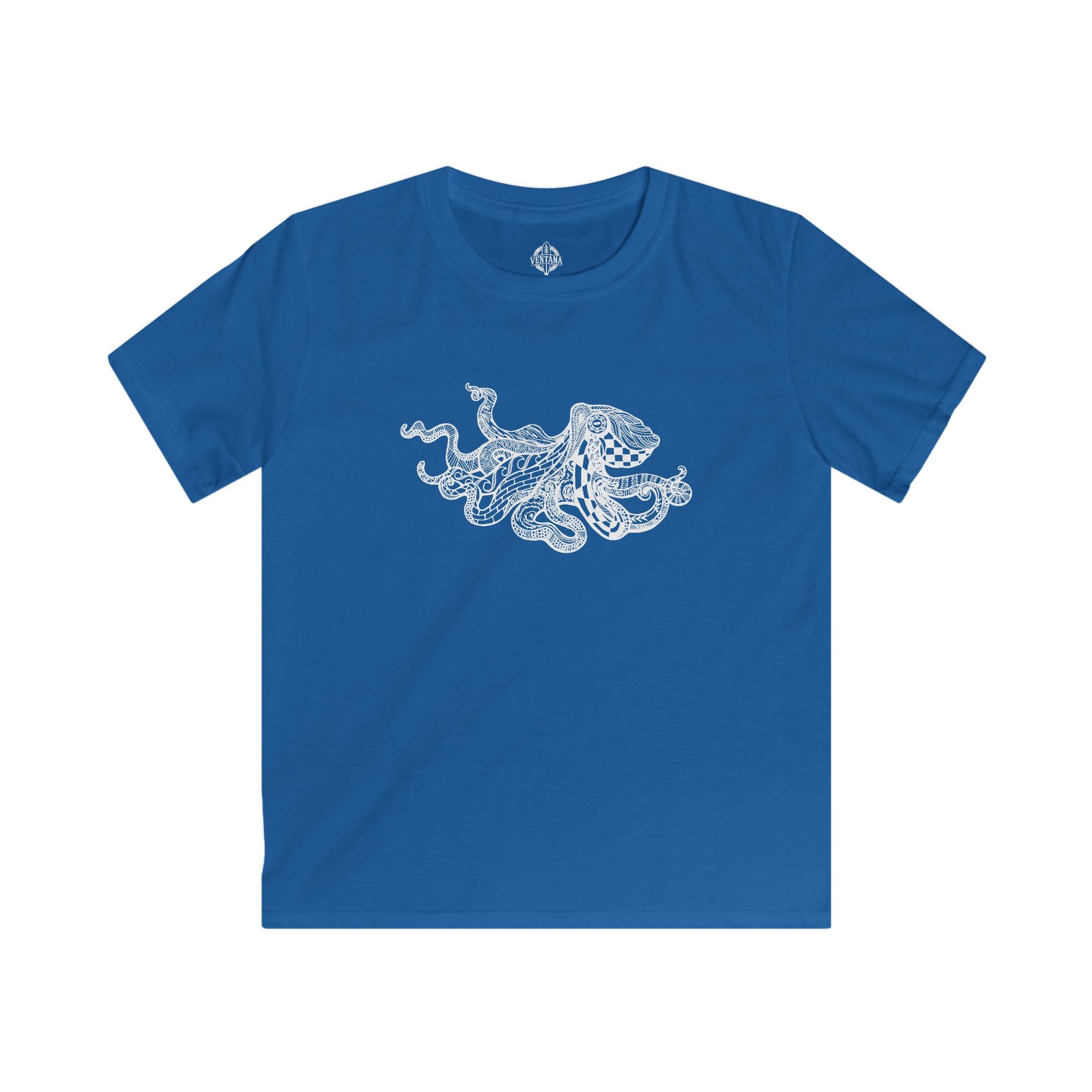 Ventangle Octopus Kids - Soft Style U.S. Cotton T-Shirt