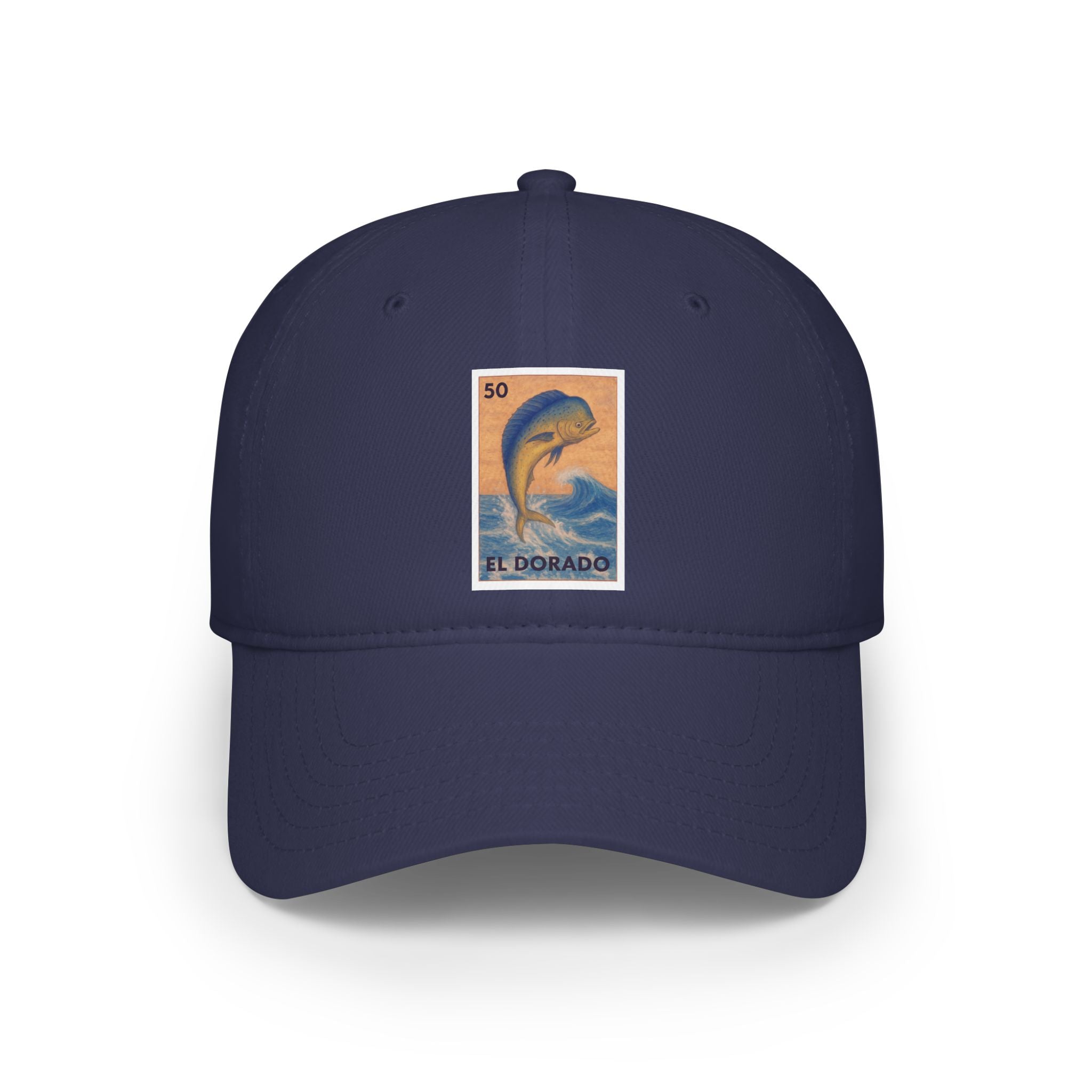 Dorado Lotería Unisex - 100% Cotton Baseball Cap (El Tiburón)