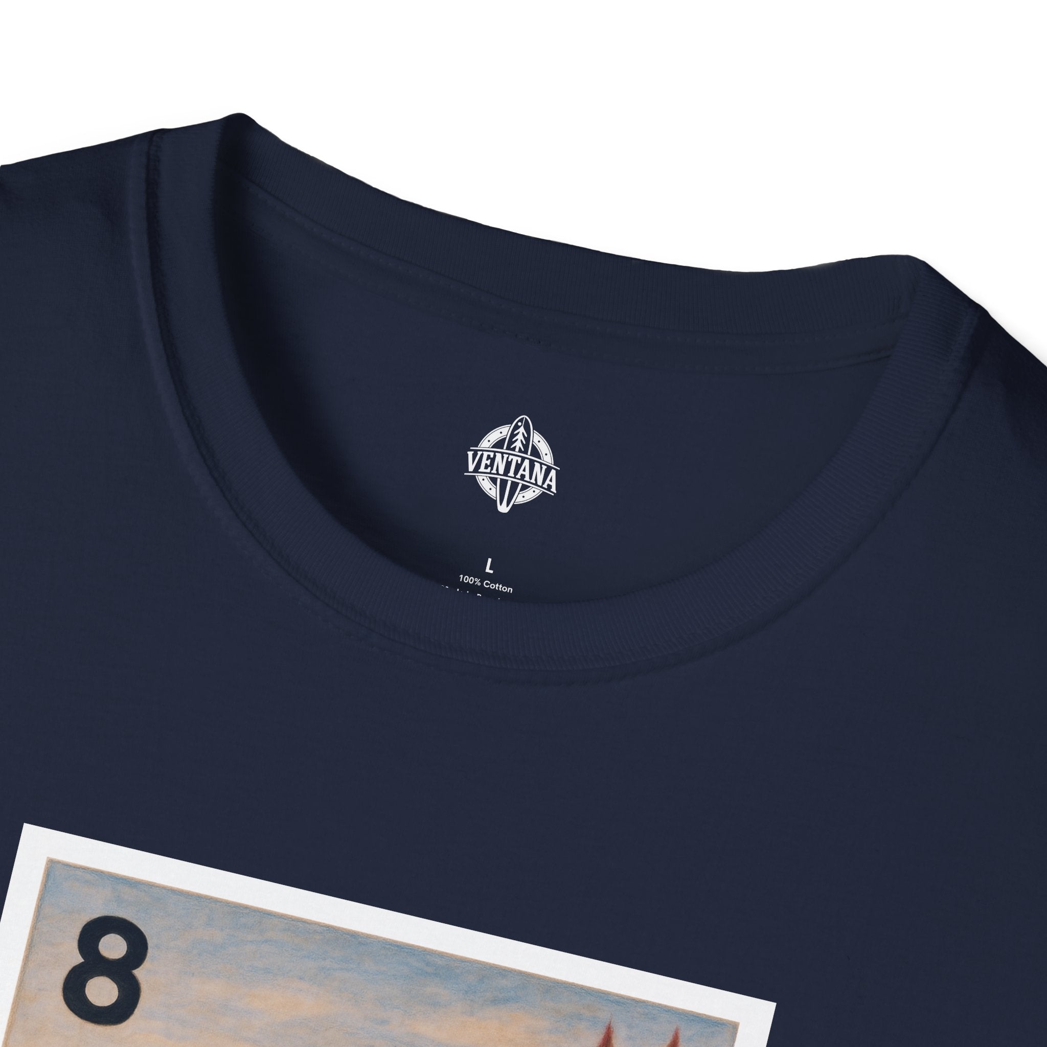 Sea Otter Lotería Unisex - Soft Style U.S. Cotton T-Shirt (La Nutria)