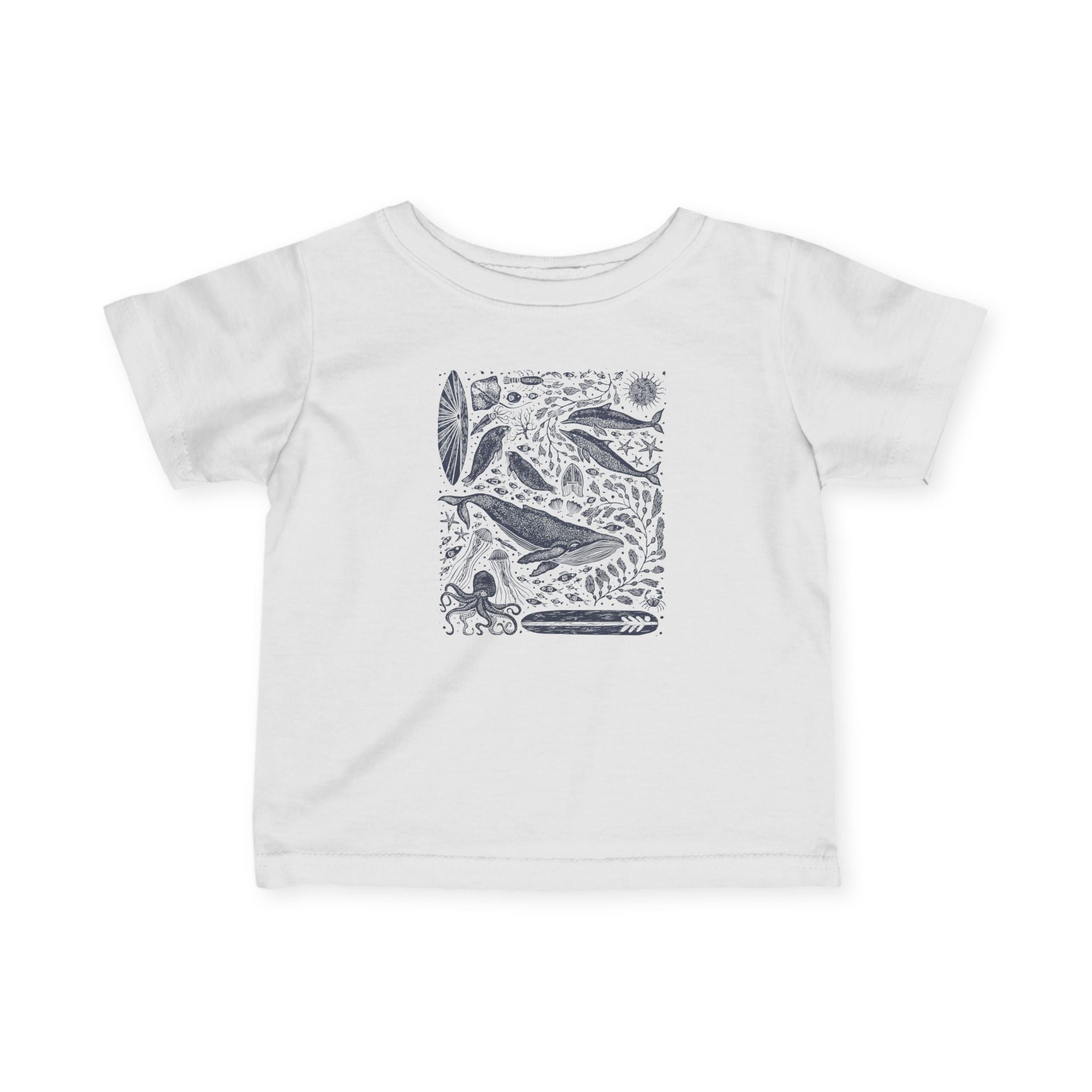 Ventana Marine Life by Lili Arnold - Infant 100% Cotton T-Shirt