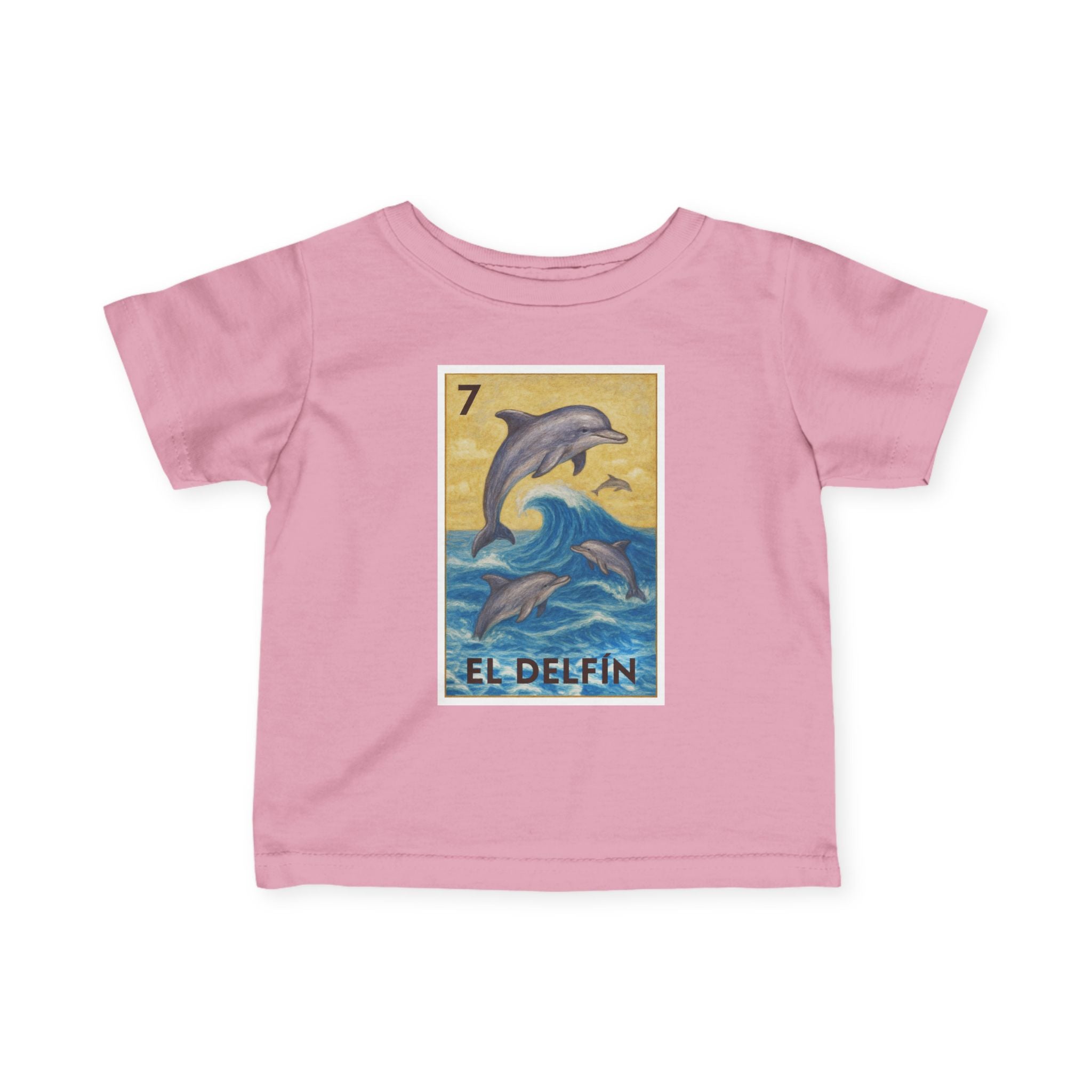 Dolphin Lotería - Infant 100% Cotton T-Shirt (El Delfín)