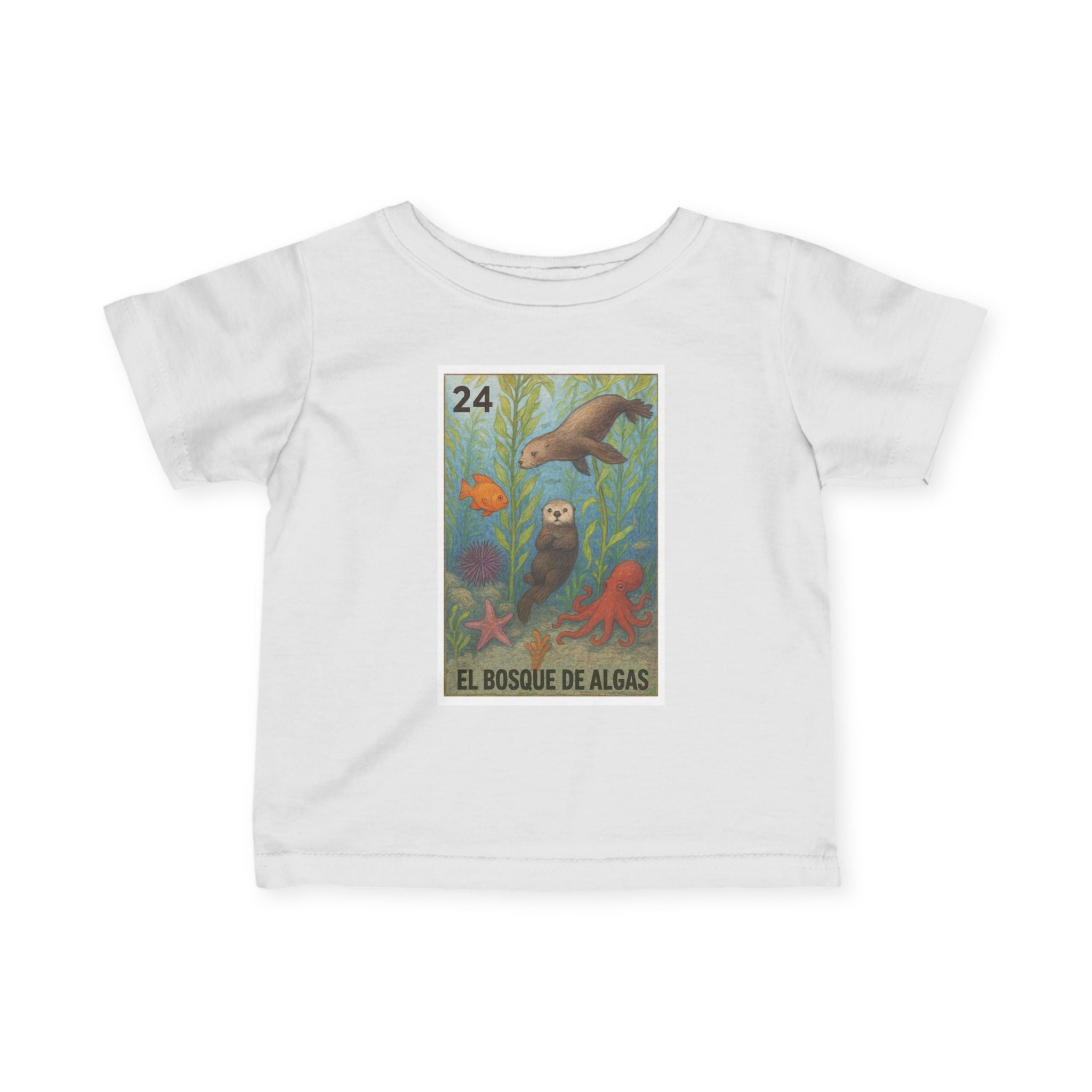 Kelp Forest Lotería - Infant 100% Cotton T-Shirt (El Bosque de Algas)