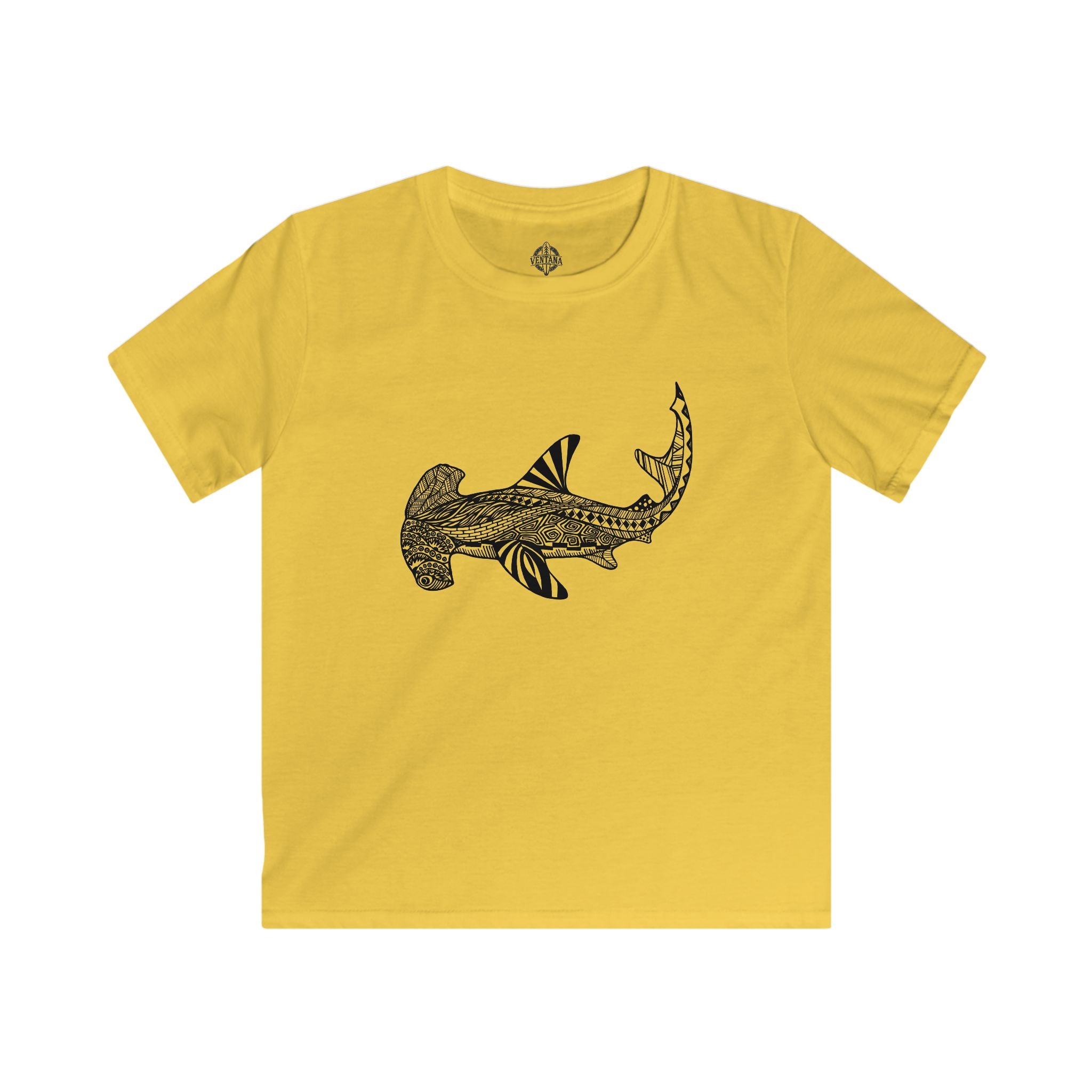 Ventangle Hammerhead Kids - Soft Style U.S. Cotton T-Shirt