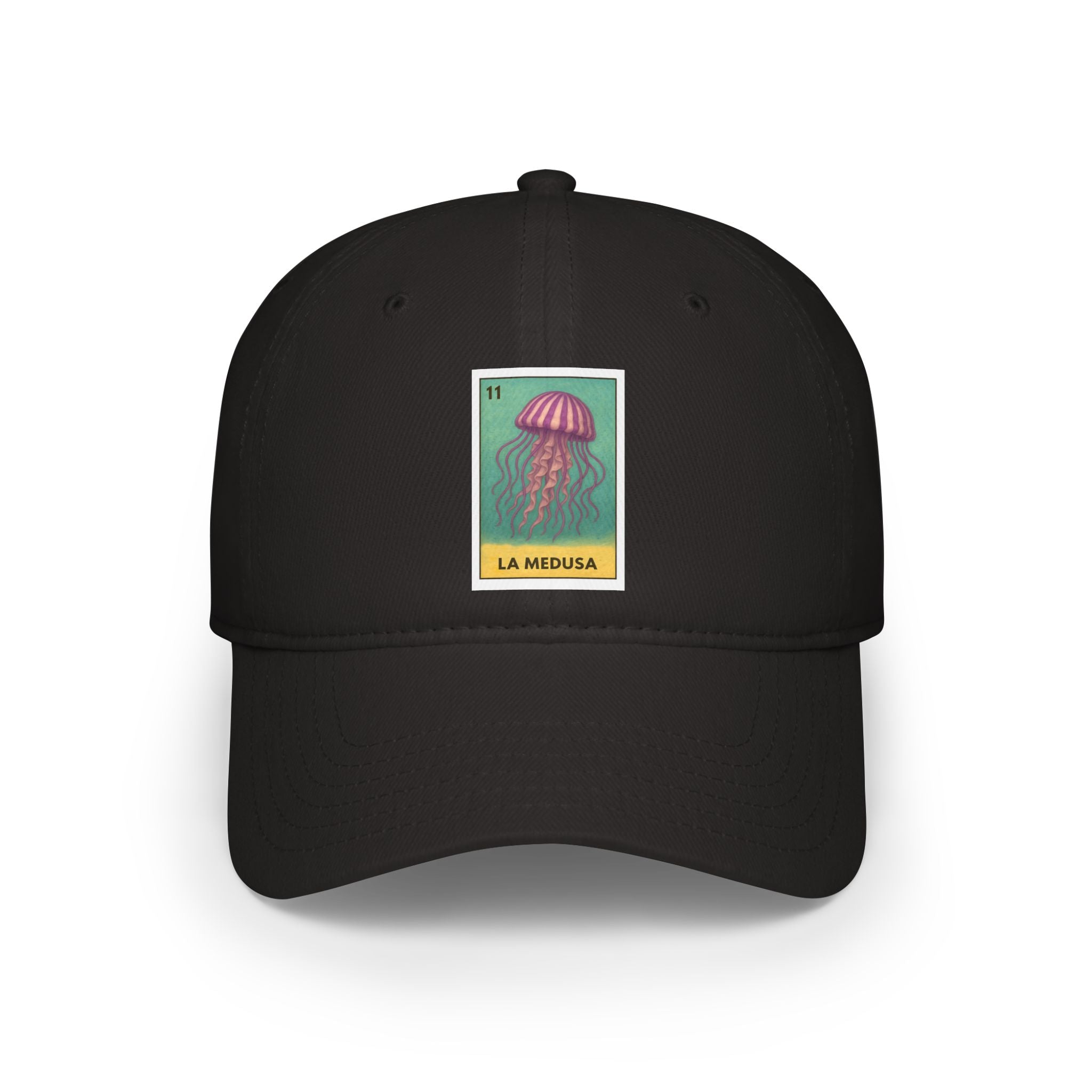 Sea Jelly Lotería Unisex - 100% Cotton Baseball Cap (La Medusa)