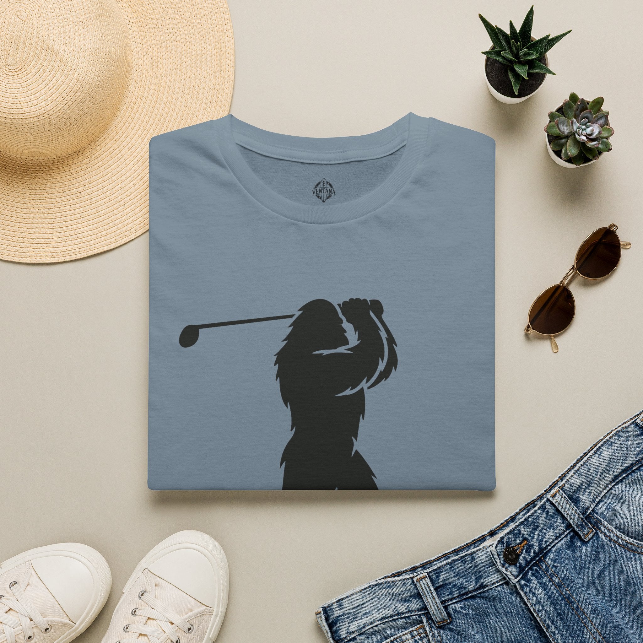 Ventana Golfsquatch Unisex - U.S. Cotton T-Shirt