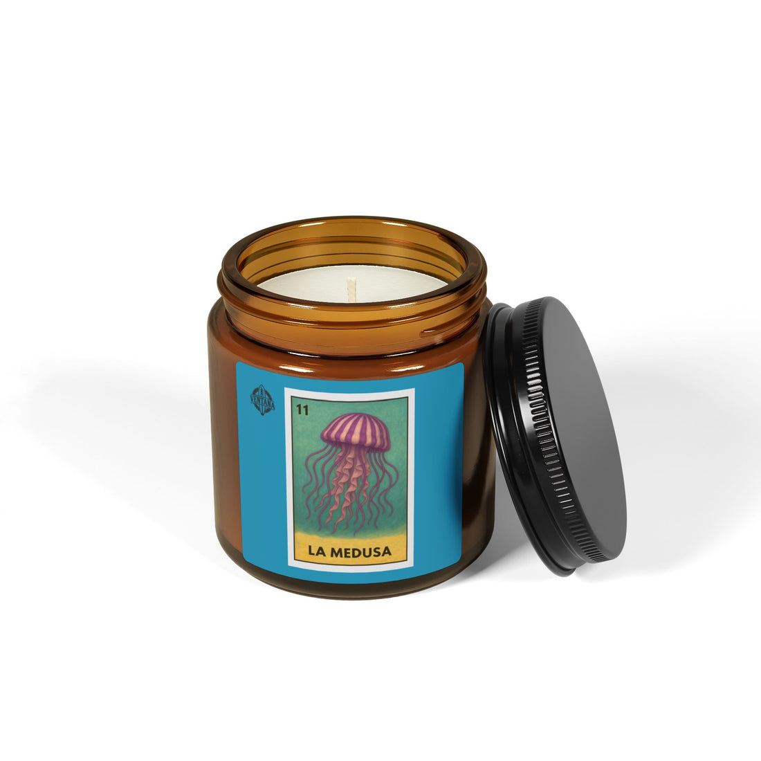 Sea Jelly Lotería - Scented Soy Candle (La Medusa)