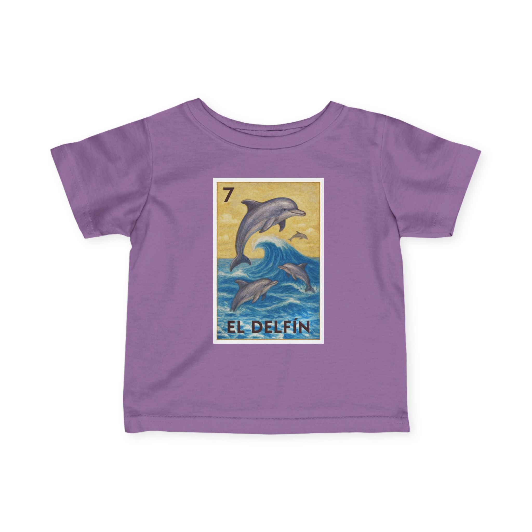 Dolphin Lotería - Infant 100% Cotton T-Shirt (El Delfín)