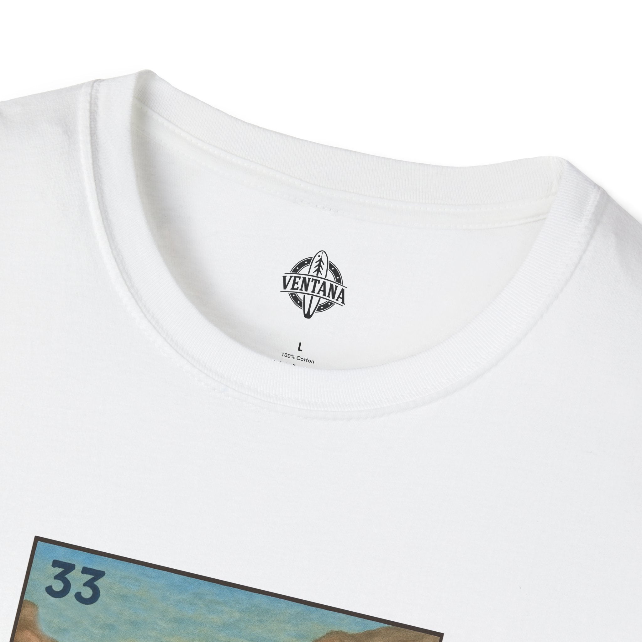 Hermit Crab Lotería Unisex - Soft Style U.S. Cotton T-Shirt (El Cangrejo Ermitaño)