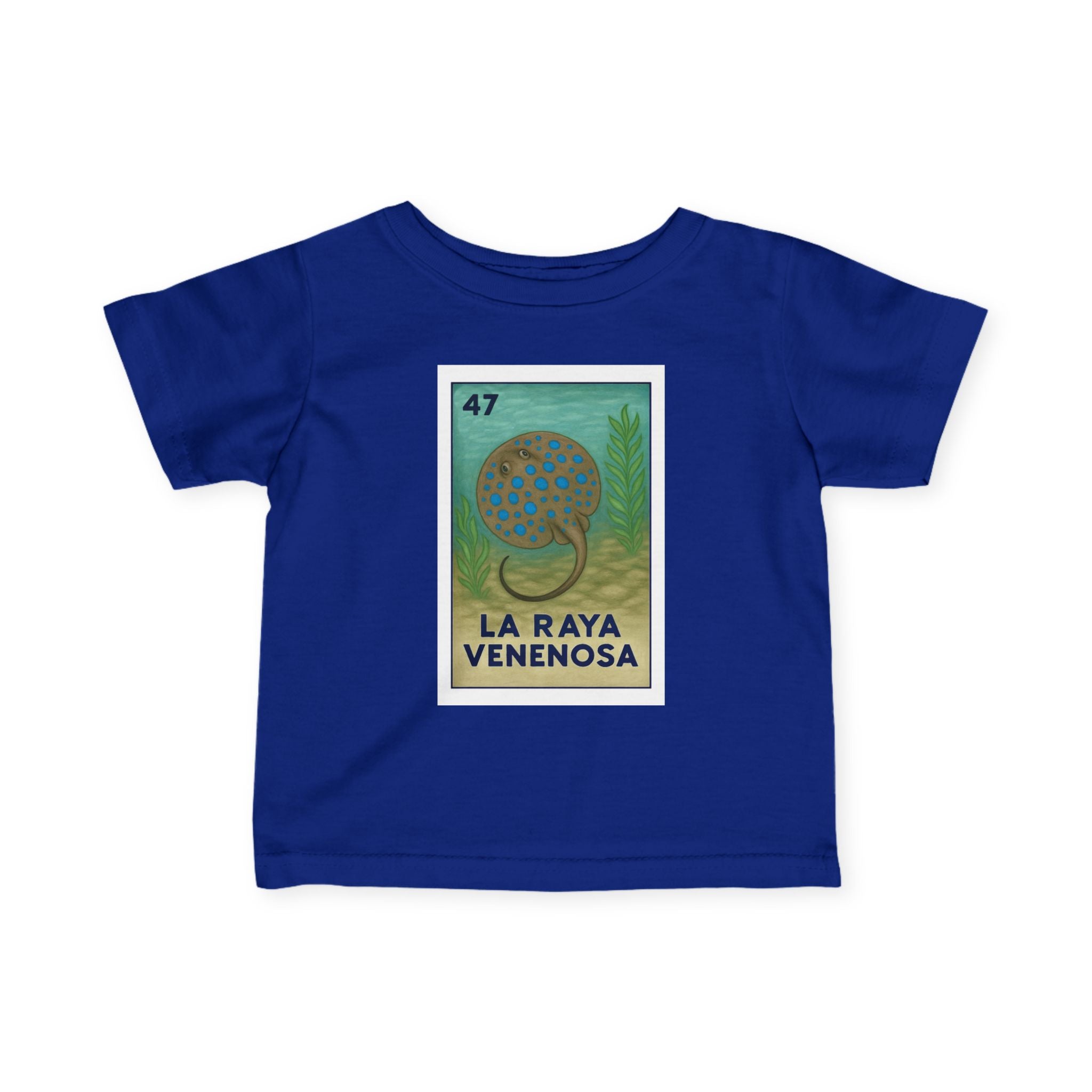 Stingray Lotería - Infant 100% Cotton T-Shirt (La Orca)