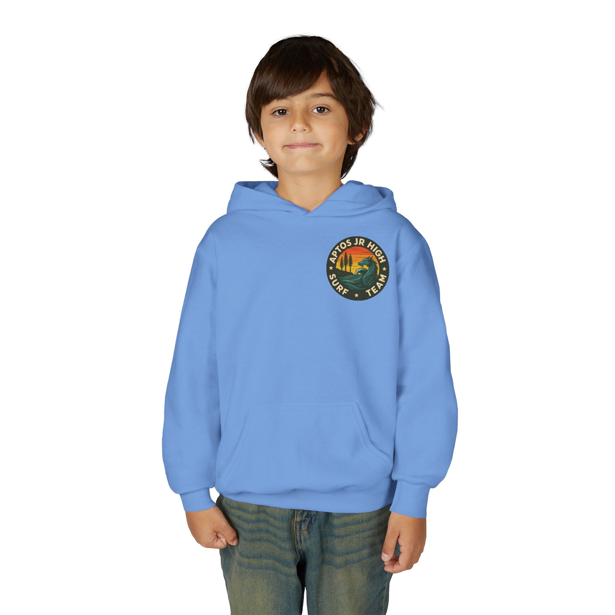 Aptos Jr High Surf Team Youth Pull-Over Hoodie - Heavy Blend Sweatshirt