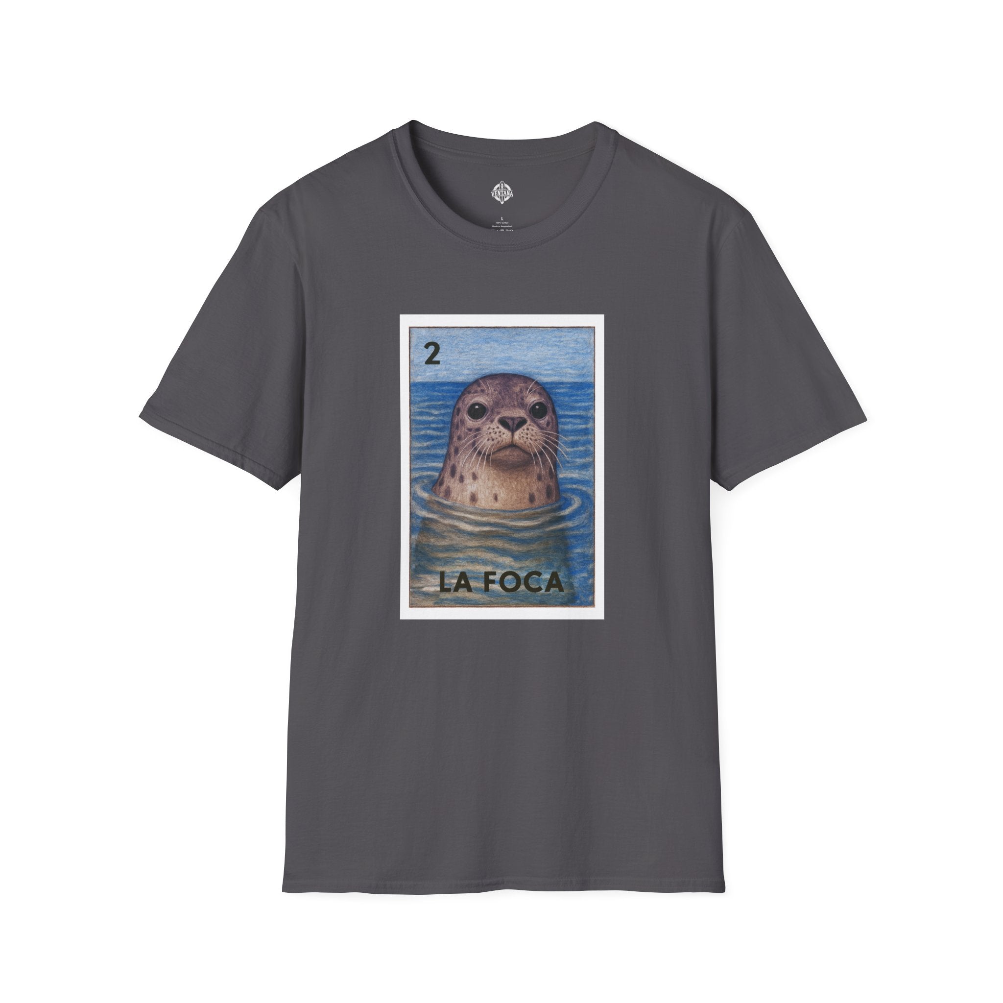 Seal Lotería Unisex - Soft Style U.S. Cotton T-Shirt