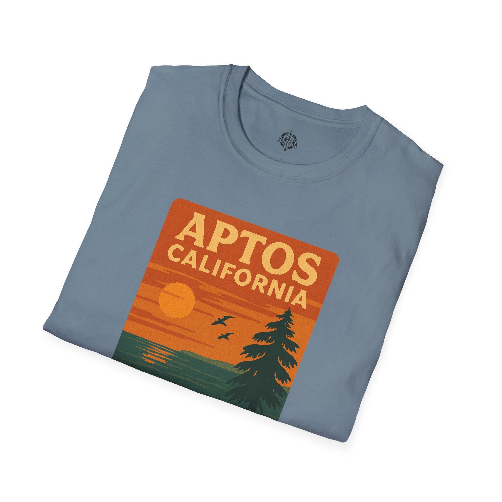 Aptos California Sunset Unisex - U.S. Cotton T-Shirt