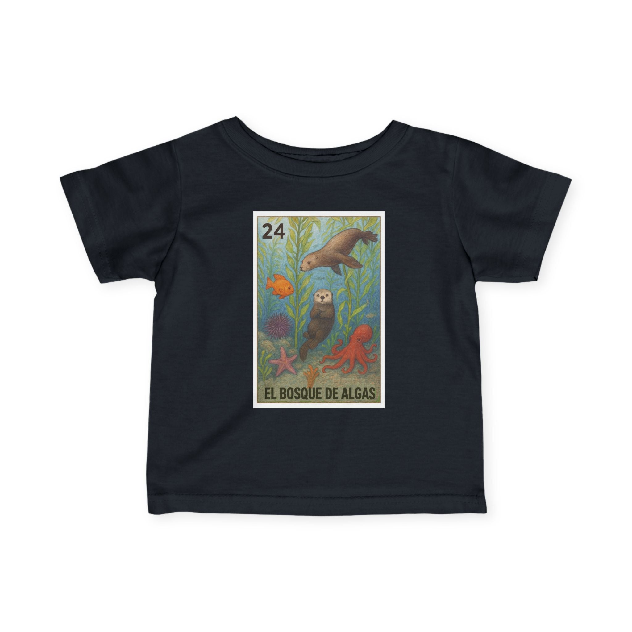 Kelp Forest Lotería - Infant 100% Cotton T-Shirt (El Bosque de Algas)