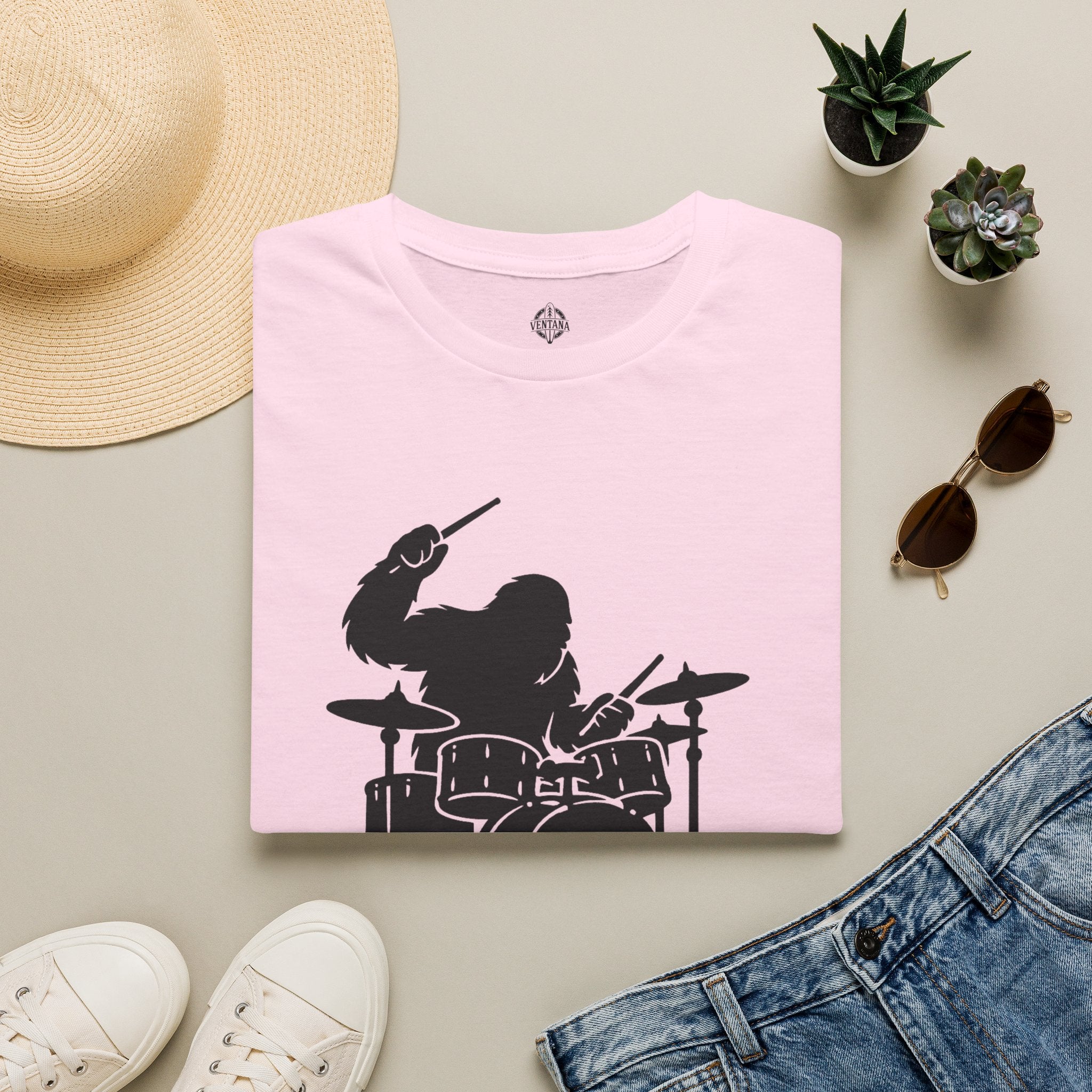 Ventana Drumsquatch Unisex - U.S. Cotton T-Shirt