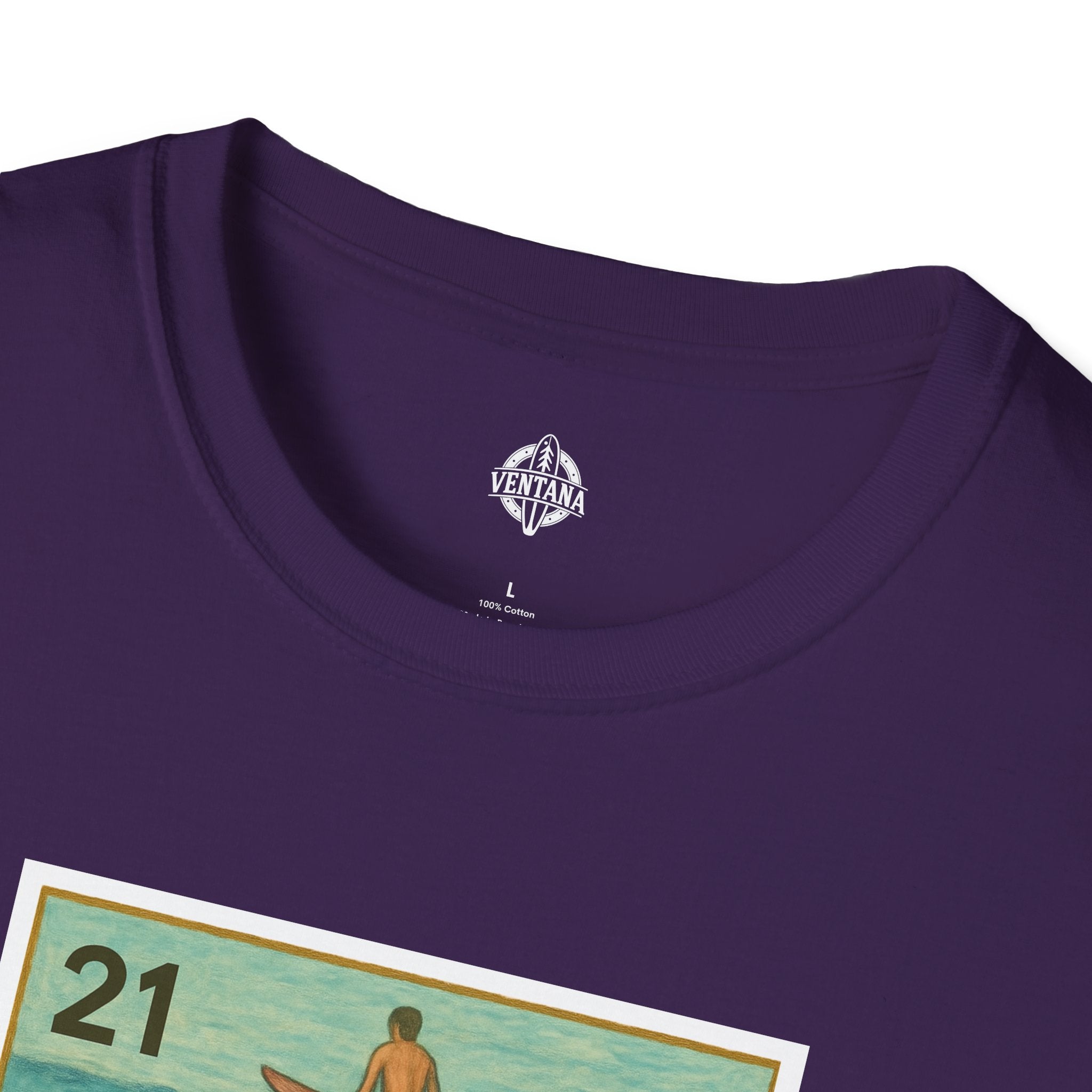 Shark Lotería Unisex - Soft Style U.S. Cotton T-Shirt (El Tiburón)