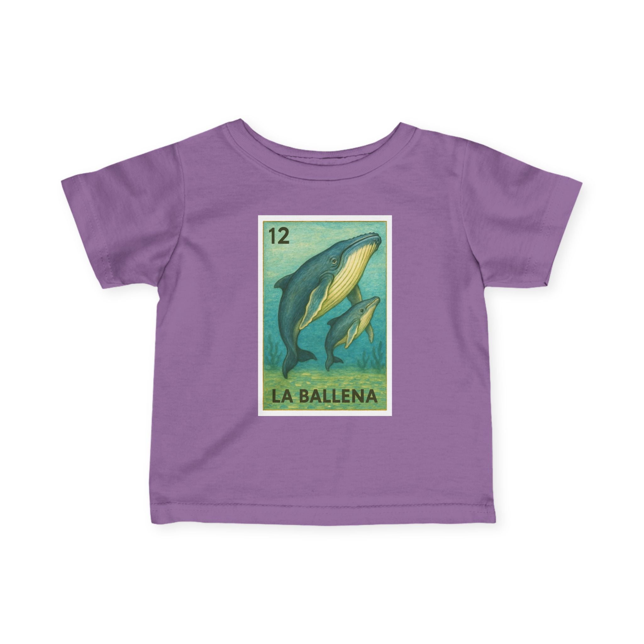 Whale Lotería - Infant 100% Cotton T-Shirt (La Ballena)
