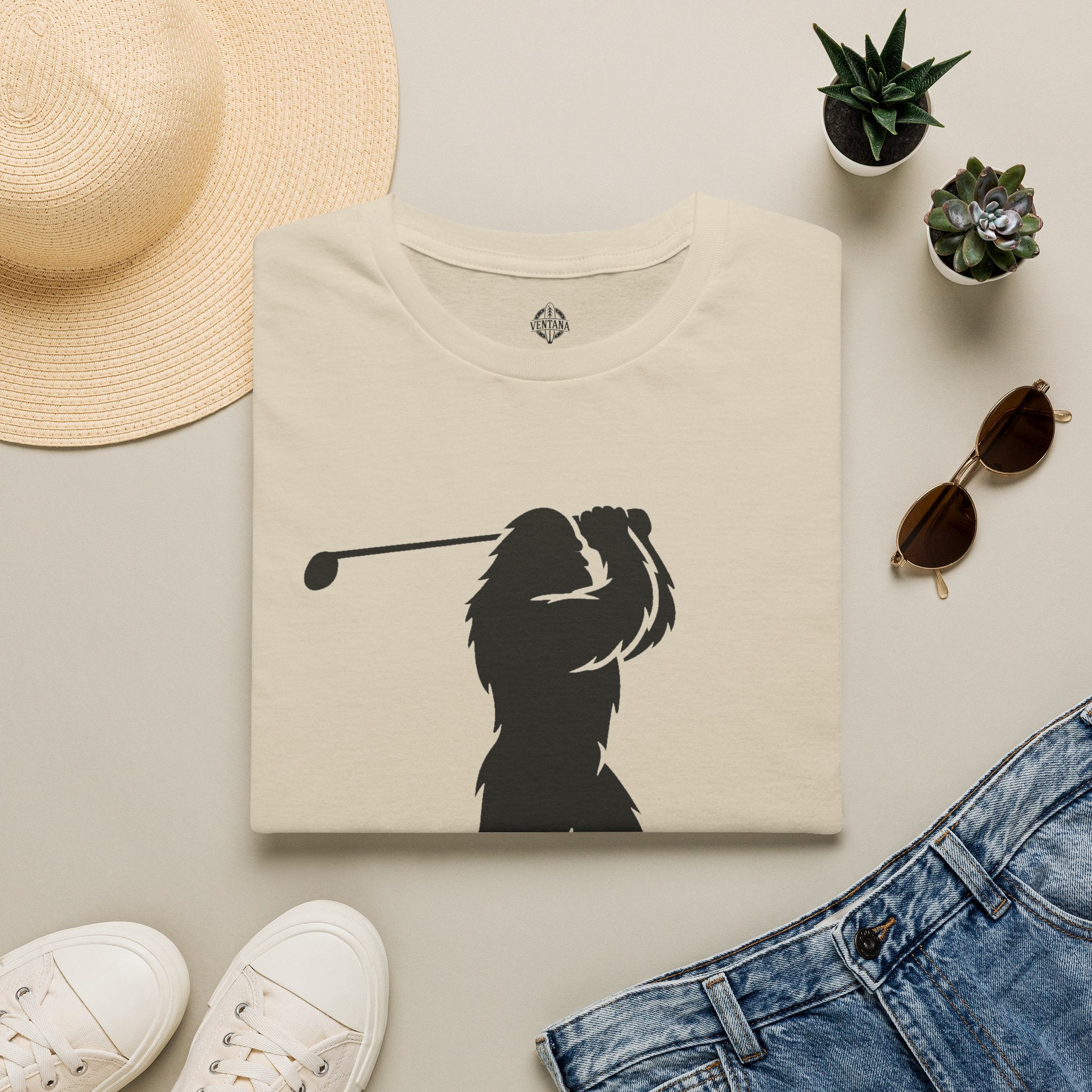 Ventana Golfsquatch Unisex - U.S. Cotton T-Shirt
