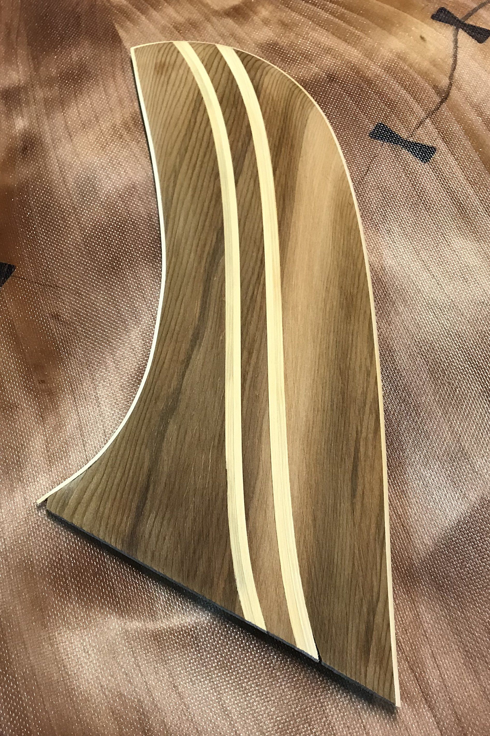 Aquarium Cedar Longboard Hatchet Fin-Ventana Surfboards & Supplies