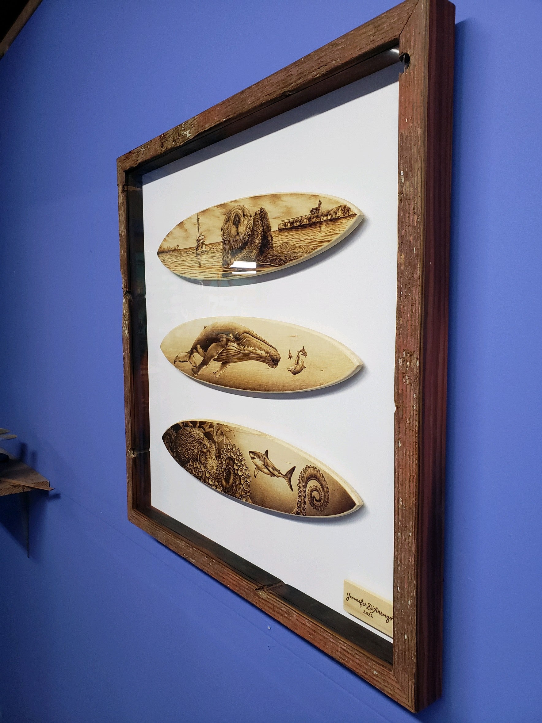 Ventana Jennifer DiArenzo Woodburned Mini Surfboards - Ventana Surfboards & Supplies