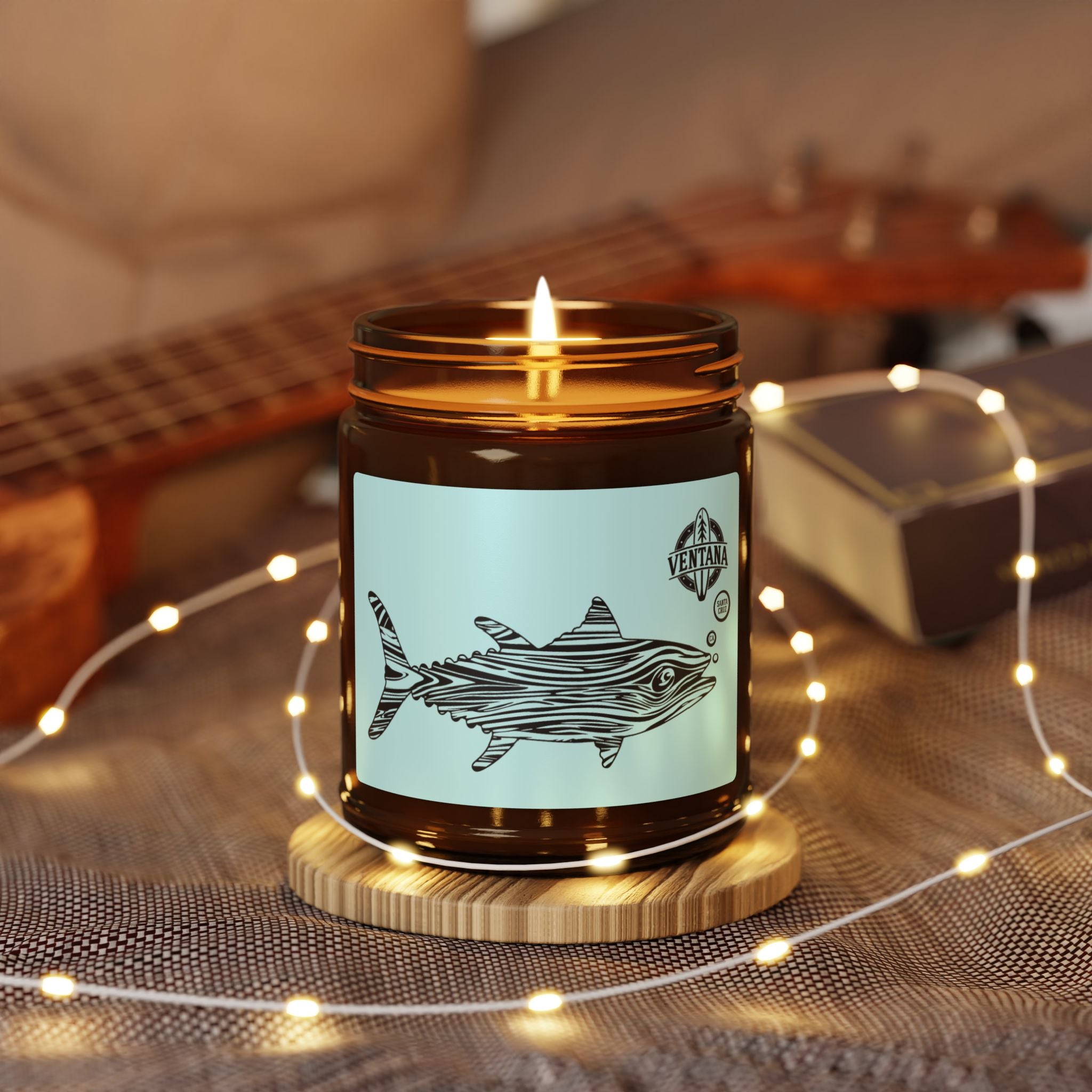 Ventana Wooden Fish - Scented Soy Candle