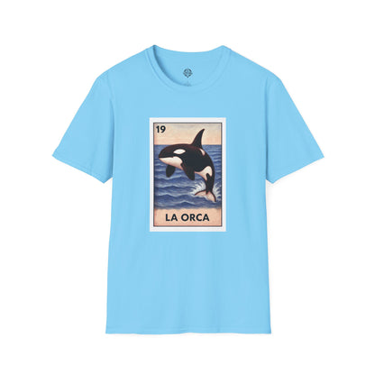 Orca Lotería Unisex - Soft Style U.S. Cotton T-Shirt (La Orca)