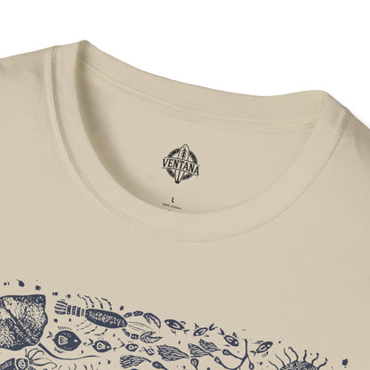 Ventana Marine Life by Lili Arnold Unisex - Soft Style U.S. Cotton T-Shirt