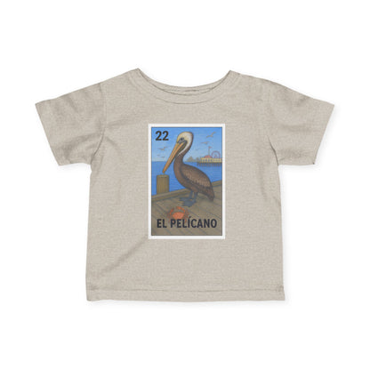 Pelican Lotería - Infant 100% Cotton T-Shirt (El Pelícano)