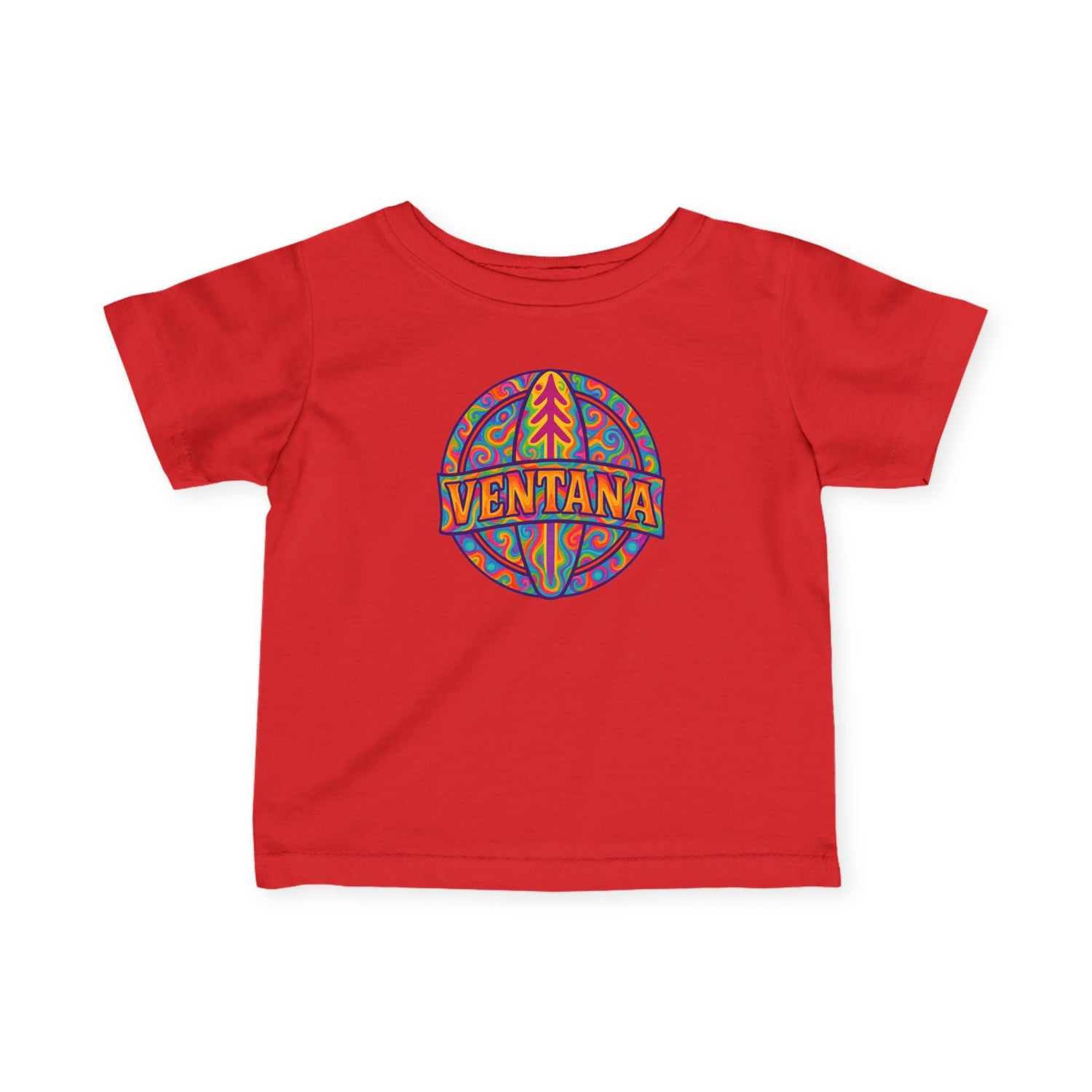 Ventana Psychedelic Treefish Logo - Infant 100% Cotton T-Shirt