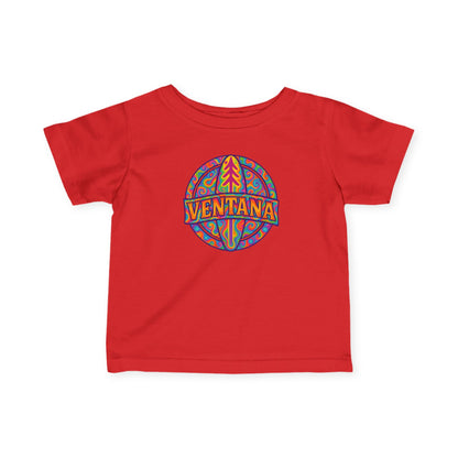 Ventana Psychedelic Treefish Logo - Infant 100% Cotton T-Shirt