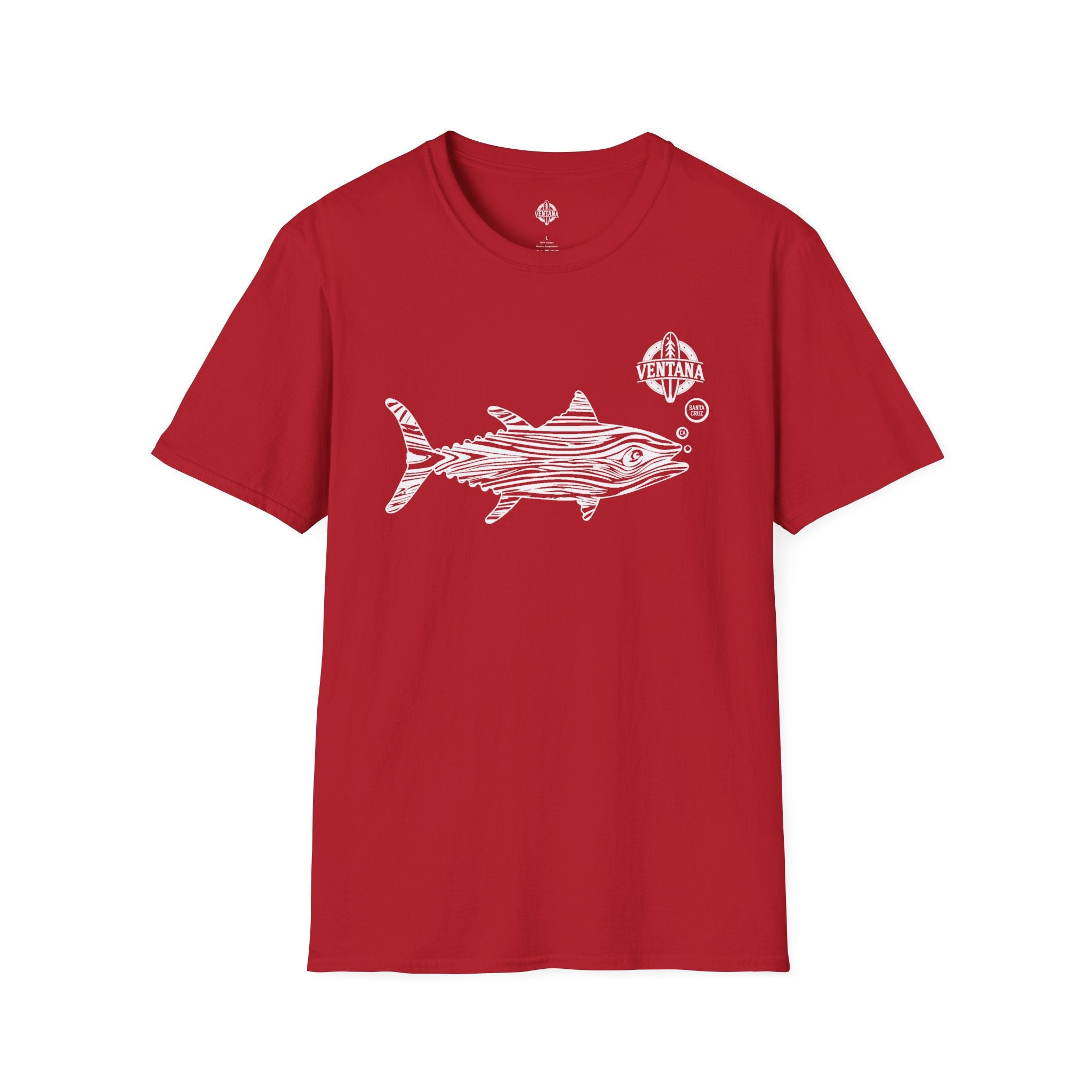 Ventana Wooden Tuna Unisex - Soft Style U.S. Cotton T-Shirt