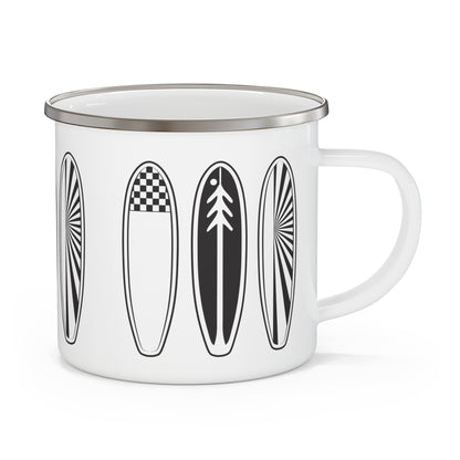 Ventana Three Board Enamel Camping Mug (12oz - small)