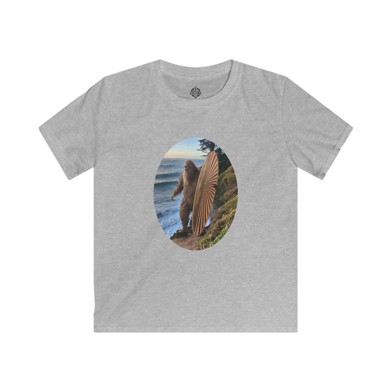 Ventana Real Surfsquatch Kids - Soft Style U.S. Cotton T-Shirt