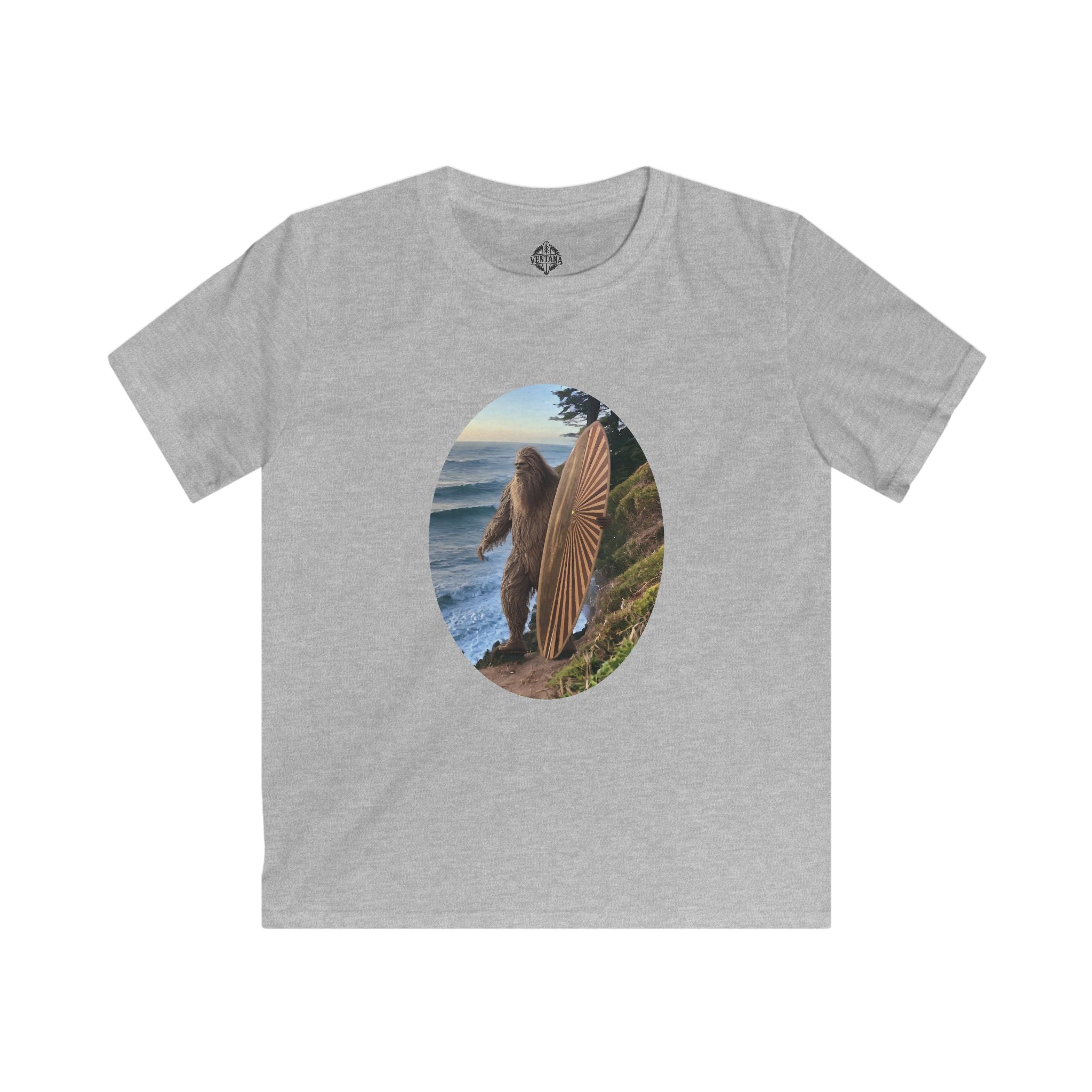 Ventana Real Surfsquatch Kids - Soft Style U.S. Cotton T-Shirt