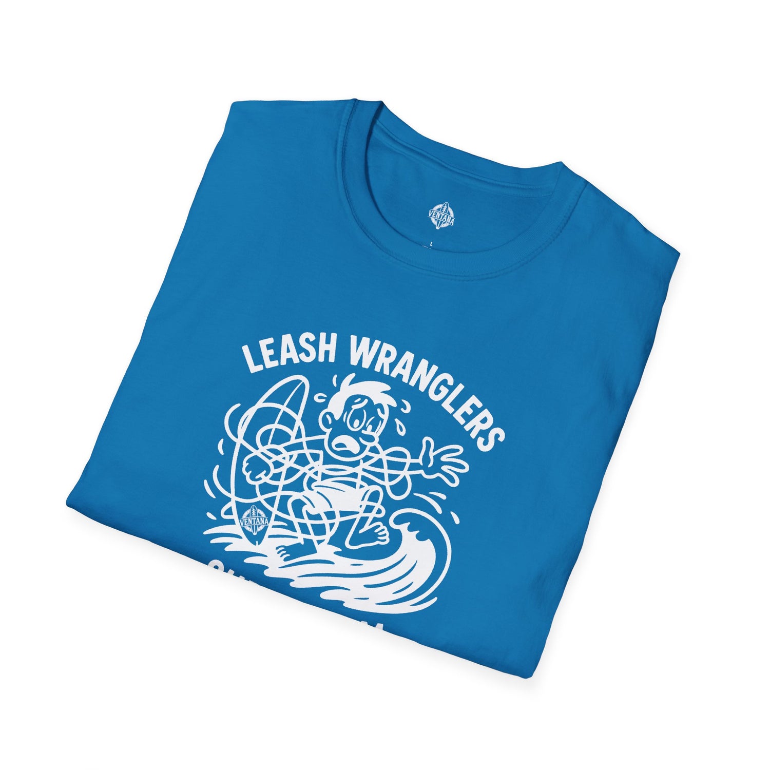Leash Wranglers Surf Team Unisex - Soft Style U.S. Cotton T-Shirt