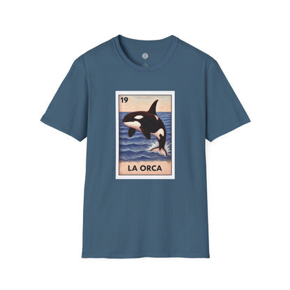 Orca Lotería Unisex - Soft Style U.S. Cotton T-Shirt (La Orca)