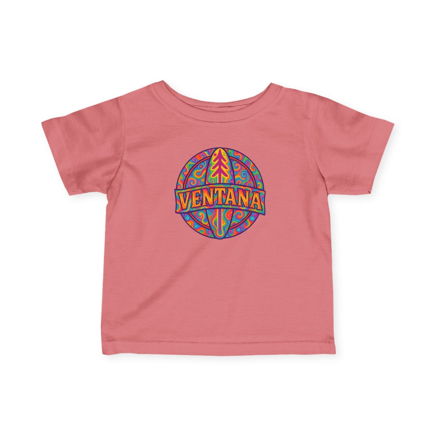 Ventana Psychedelic Treefish Logo - Infant 100% Cotton T-Shirt